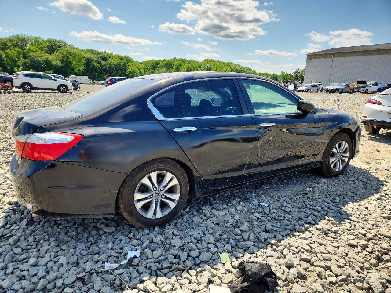 2013 Honda Accord Lx Black vin: 1HGCR2F36DA238324