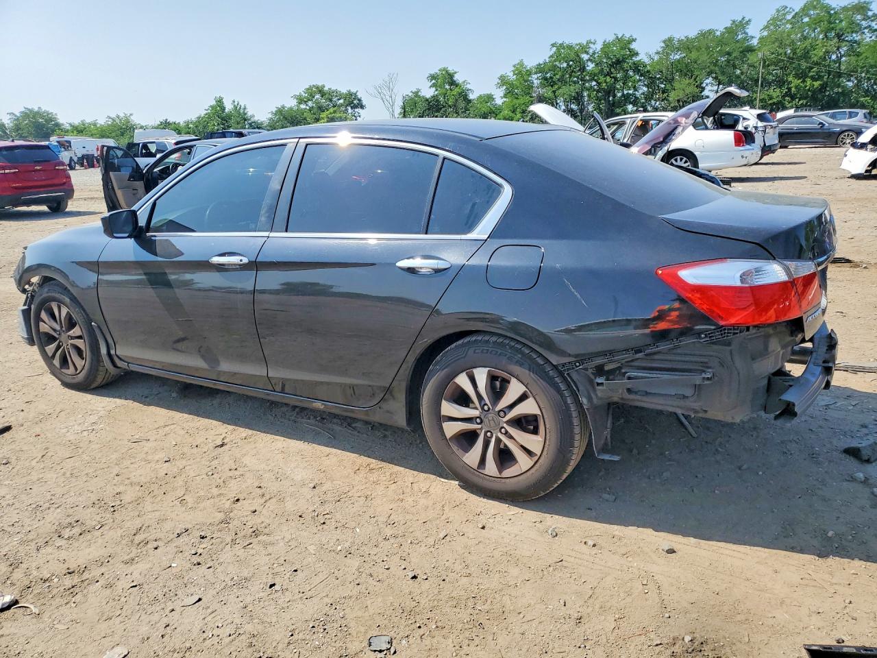 2013 Honda Accord Lx Black vin: 1HGCR2F36DA242583