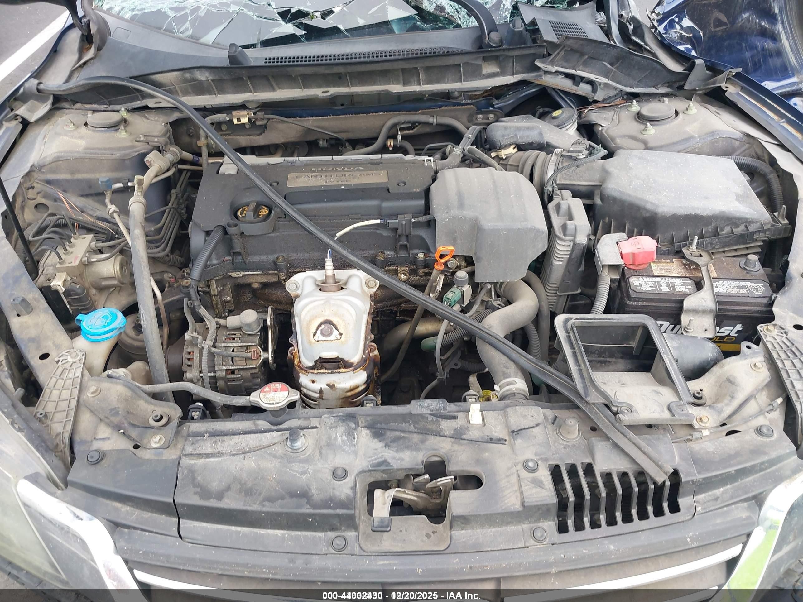 2013 Honda Accord Lx Blue vin: 1HGCR2F36DA248612