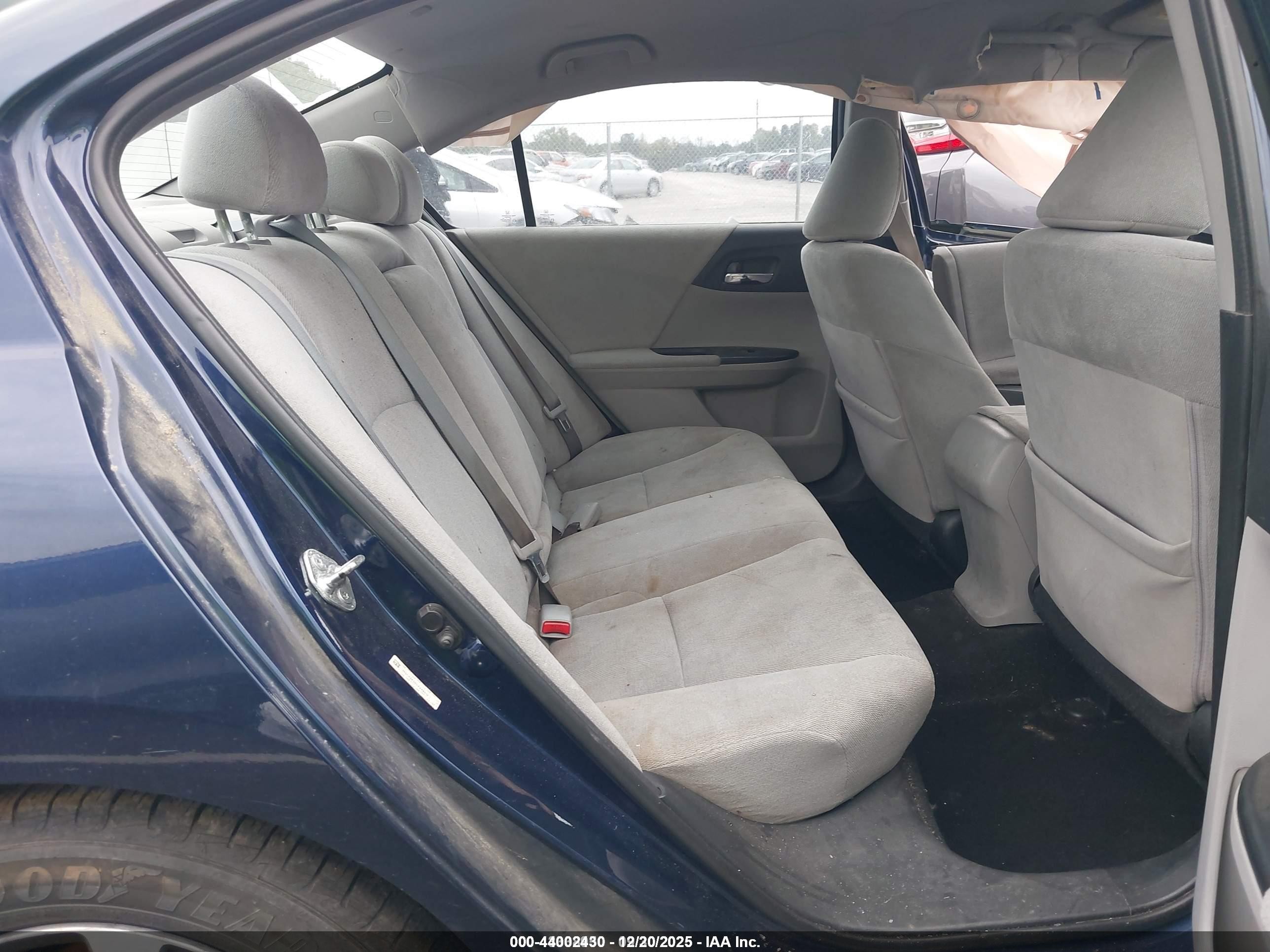 2013 Honda Accord Lx Blue vin: 1HGCR2F36DA248612