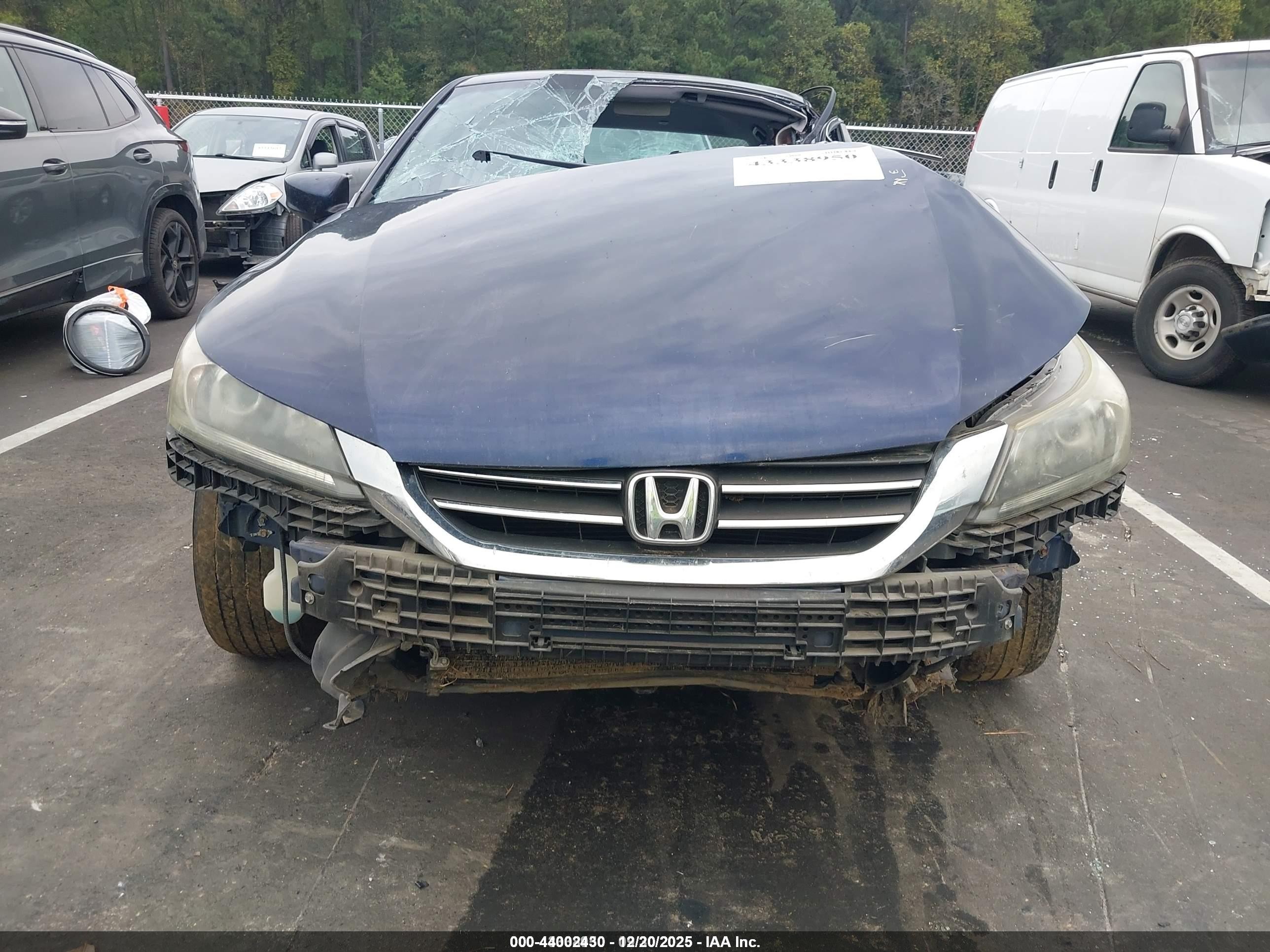 2013 Honda Accord Lx Blue vin: 1HGCR2F36DA248612