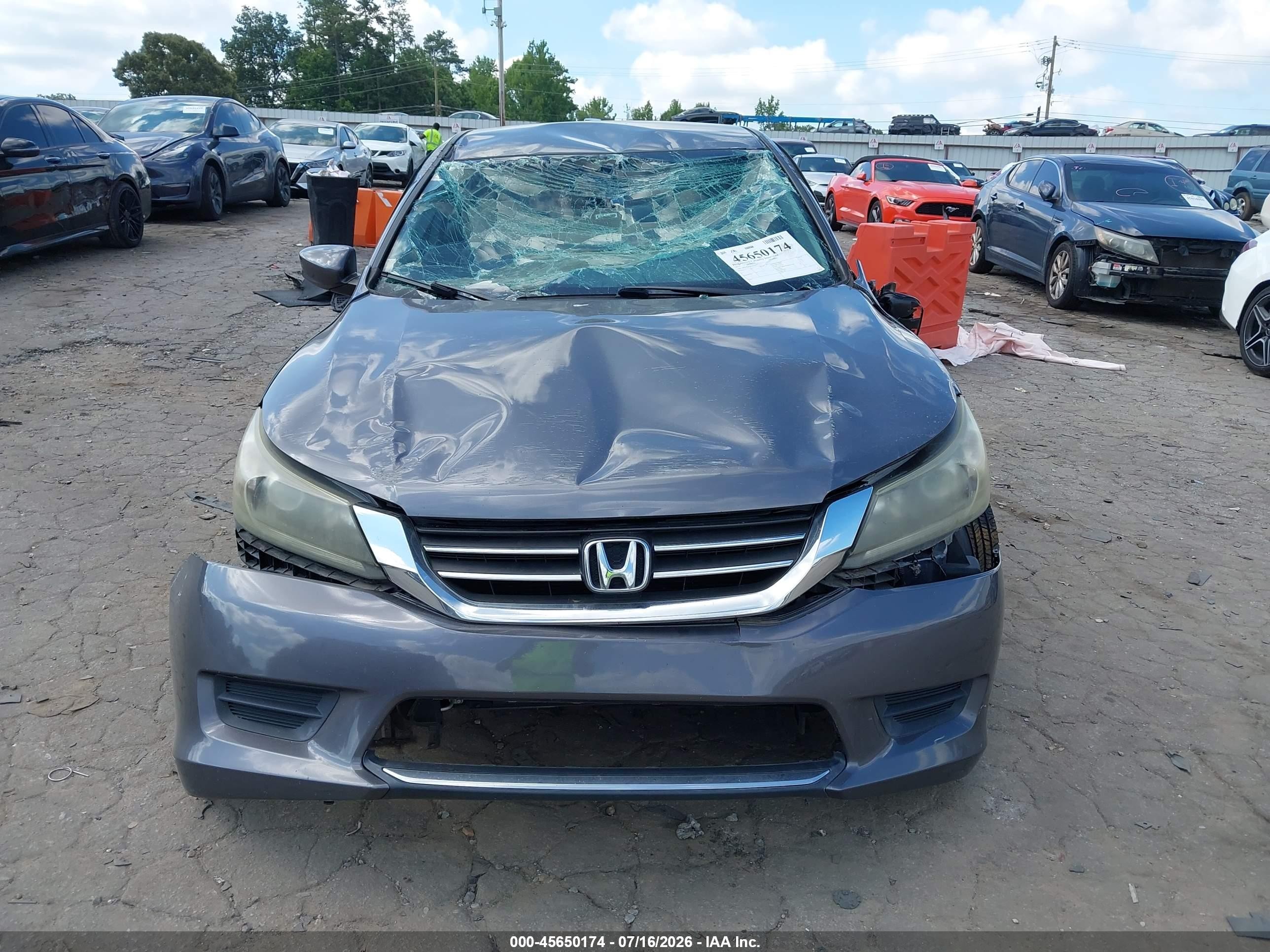 2013 Honda Accord Lx Серый vin: 1HGCR2F36DA254507