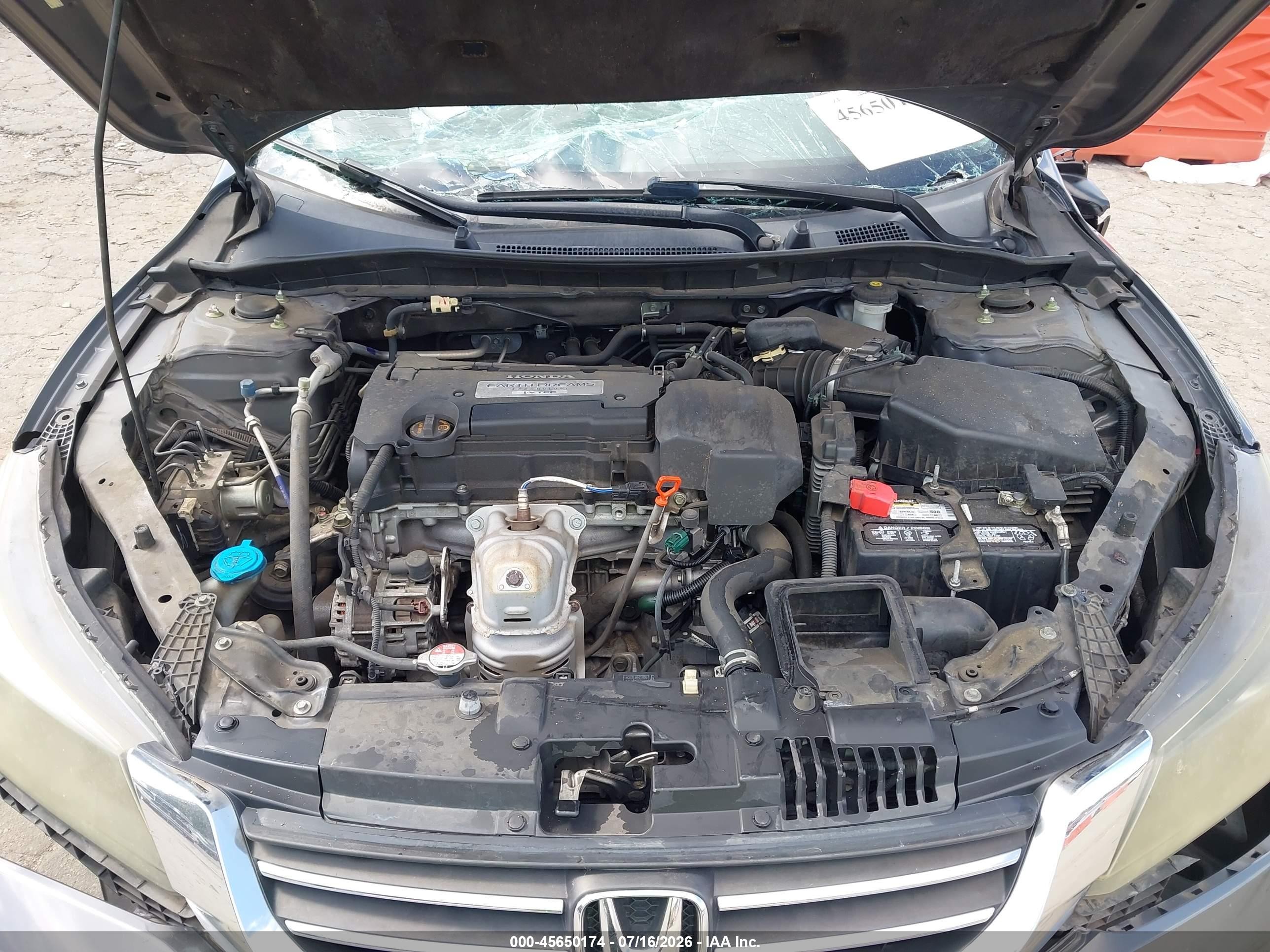2013 Honda Accord Lx Серый vin: 1HGCR2F36DA254507