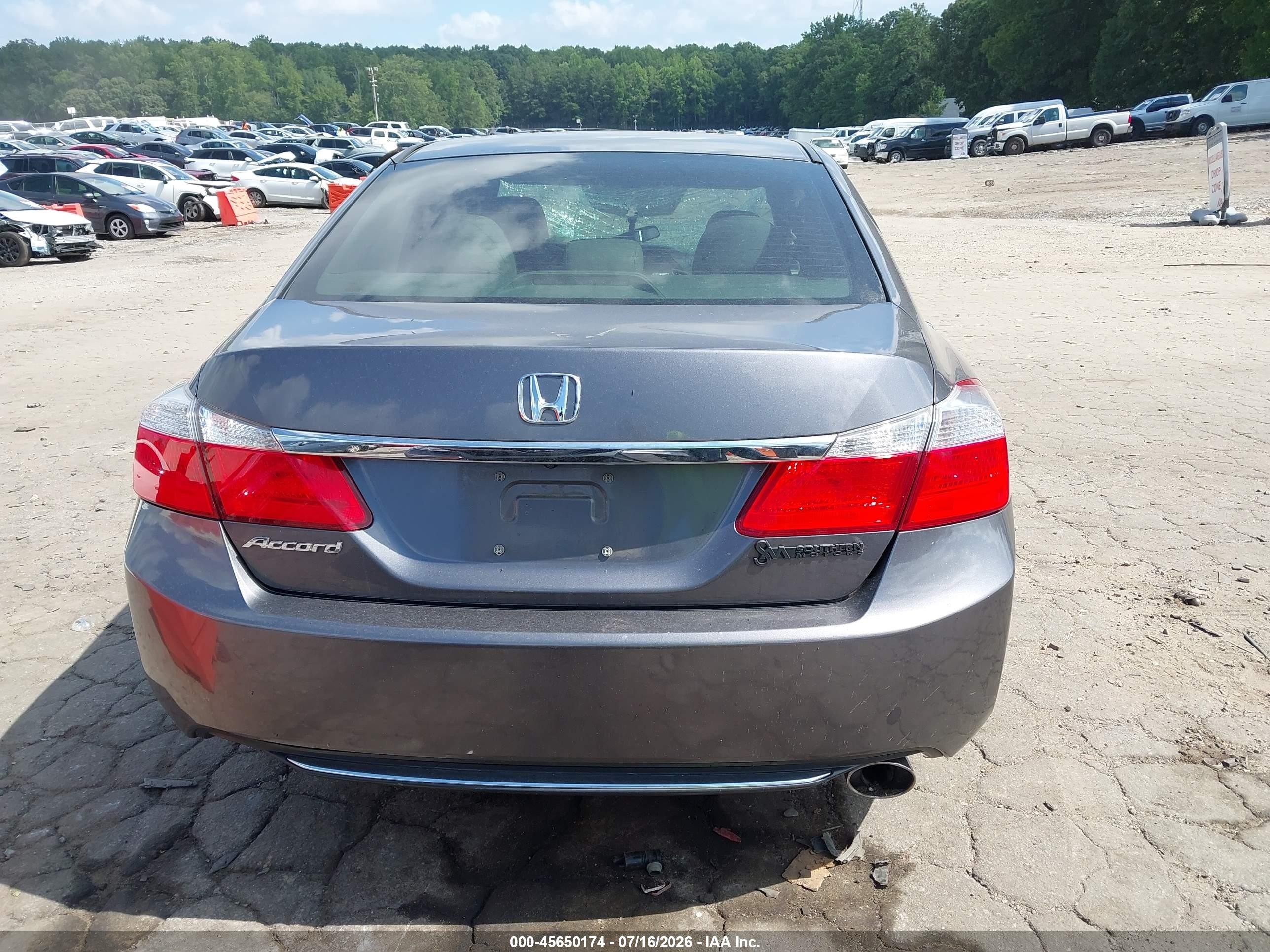 2013 Honda Accord Lx Серый vin: 1HGCR2F36DA254507