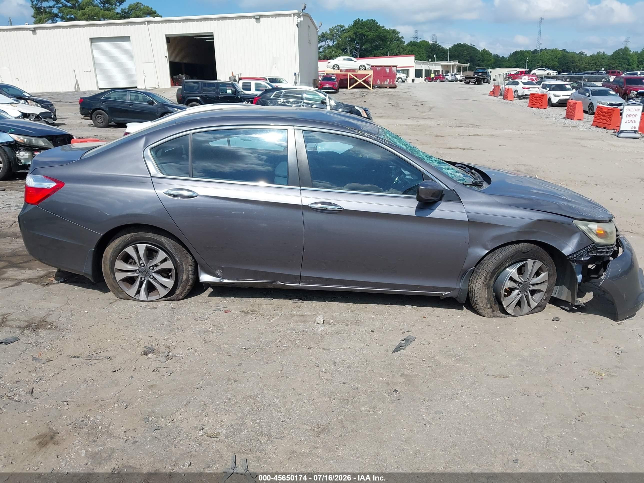 2013 Honda Accord Lx Серый vin: 1HGCR2F36DA254507