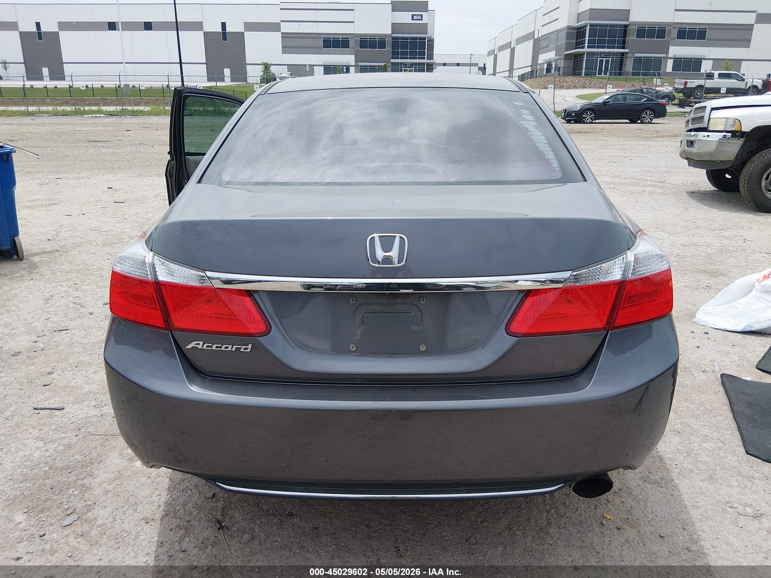 2013 Honda Accord Lx Gray vin: 1HGCR2F36DA254569