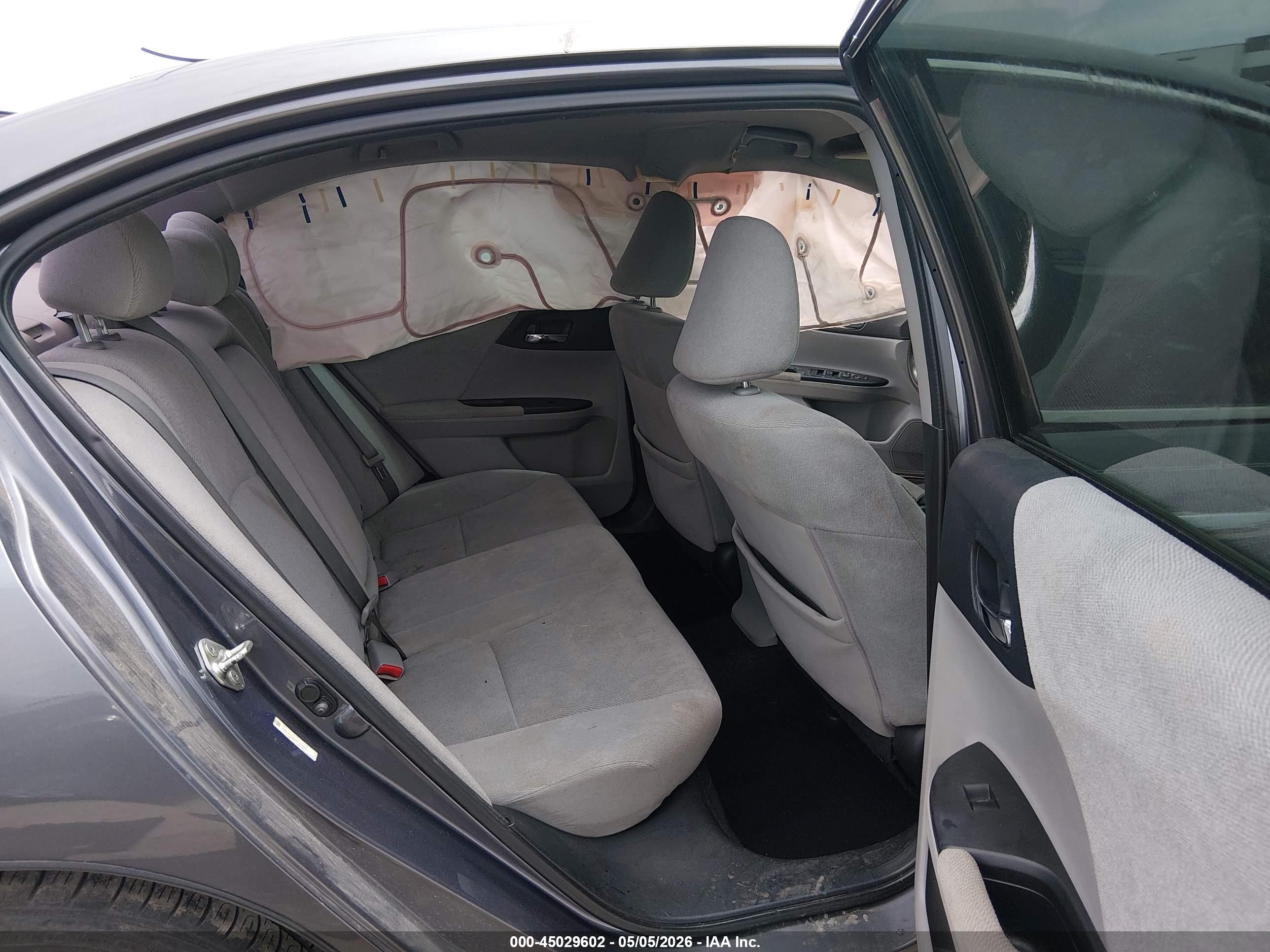 2013 Honda Accord Lx Gray vin: 1HGCR2F36DA254569