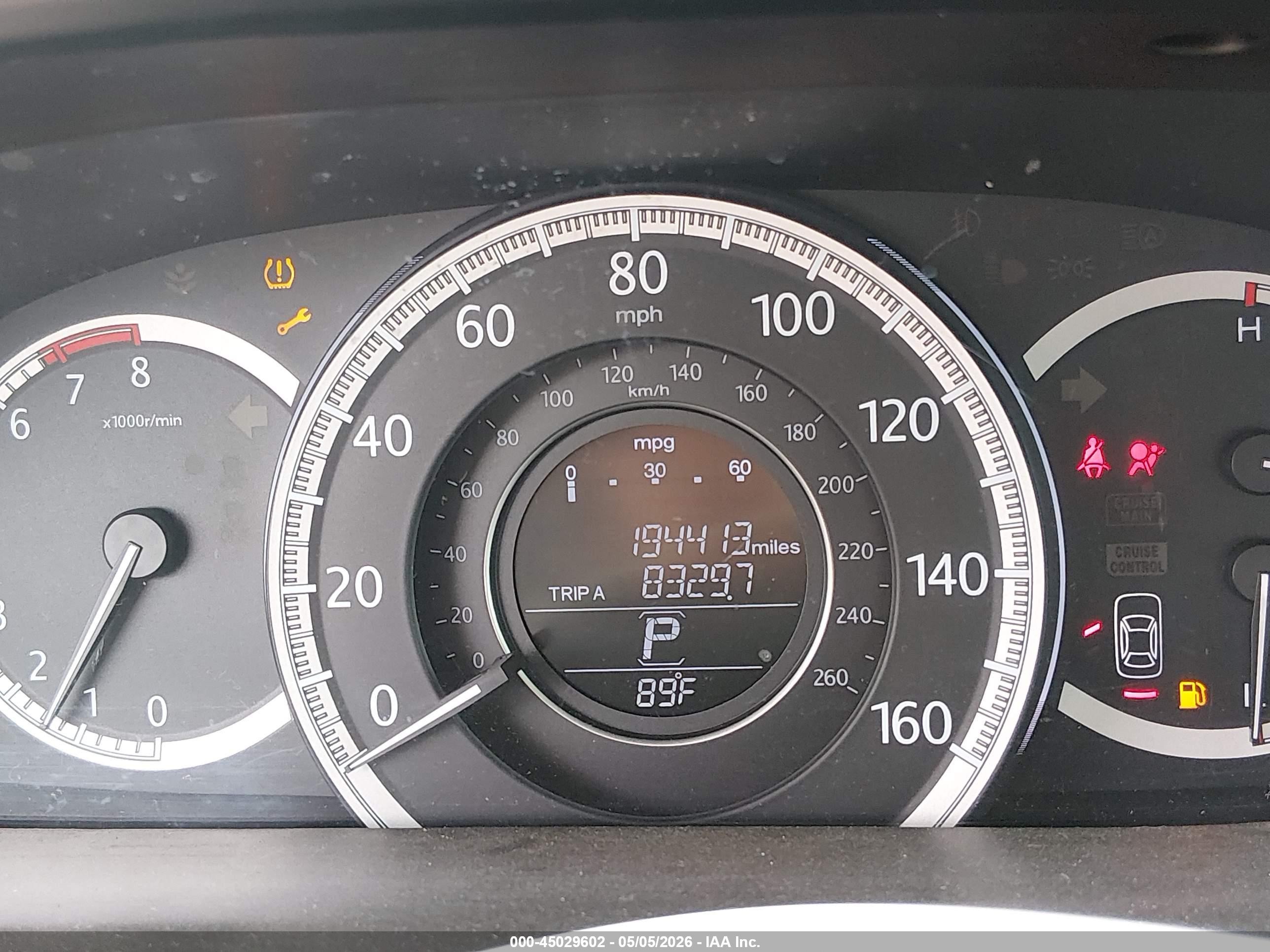 2013 Honda Accord Lx Gray vin: 1HGCR2F36DA254569