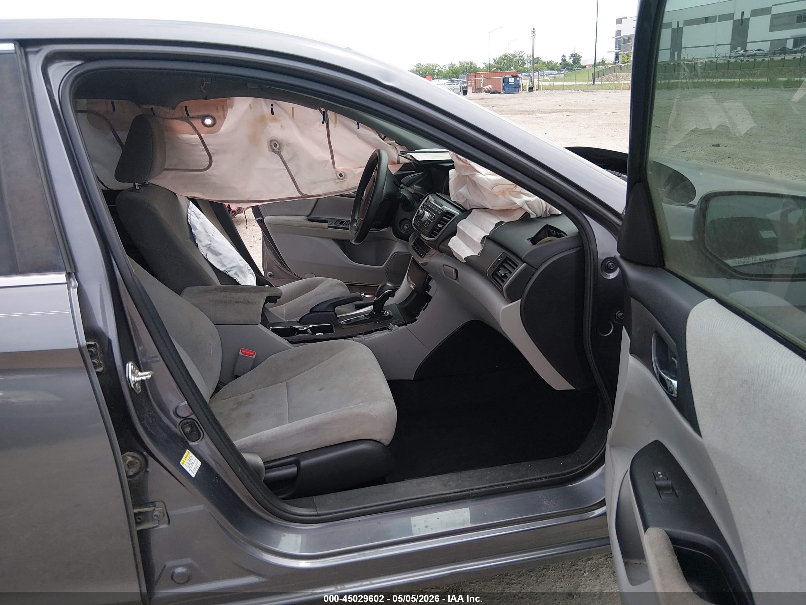 2013 Honda Accord Lx Gray vin: 1HGCR2F36DA254569