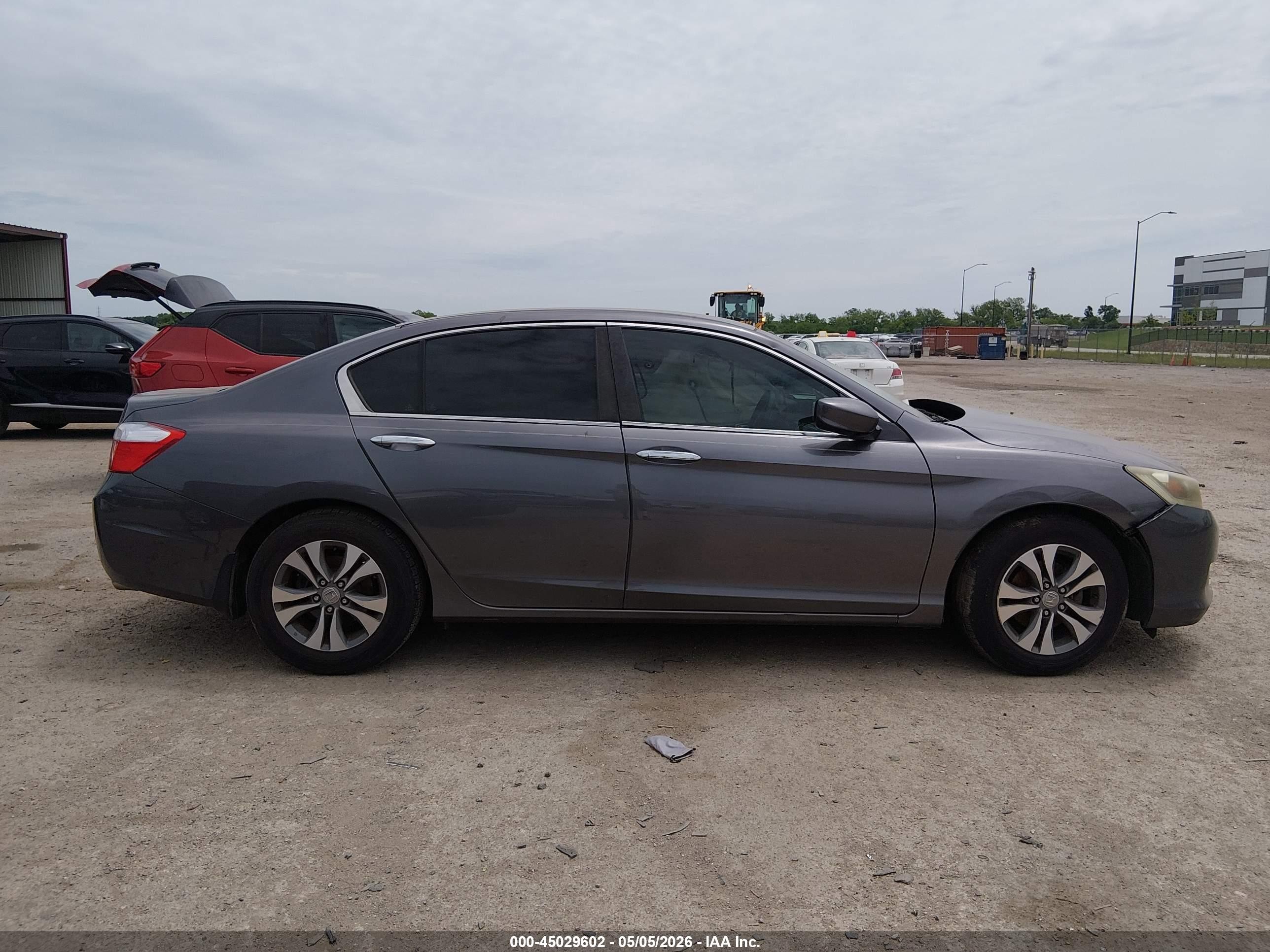 2013 Honda Accord Lx Gray vin: 1HGCR2F36DA254569