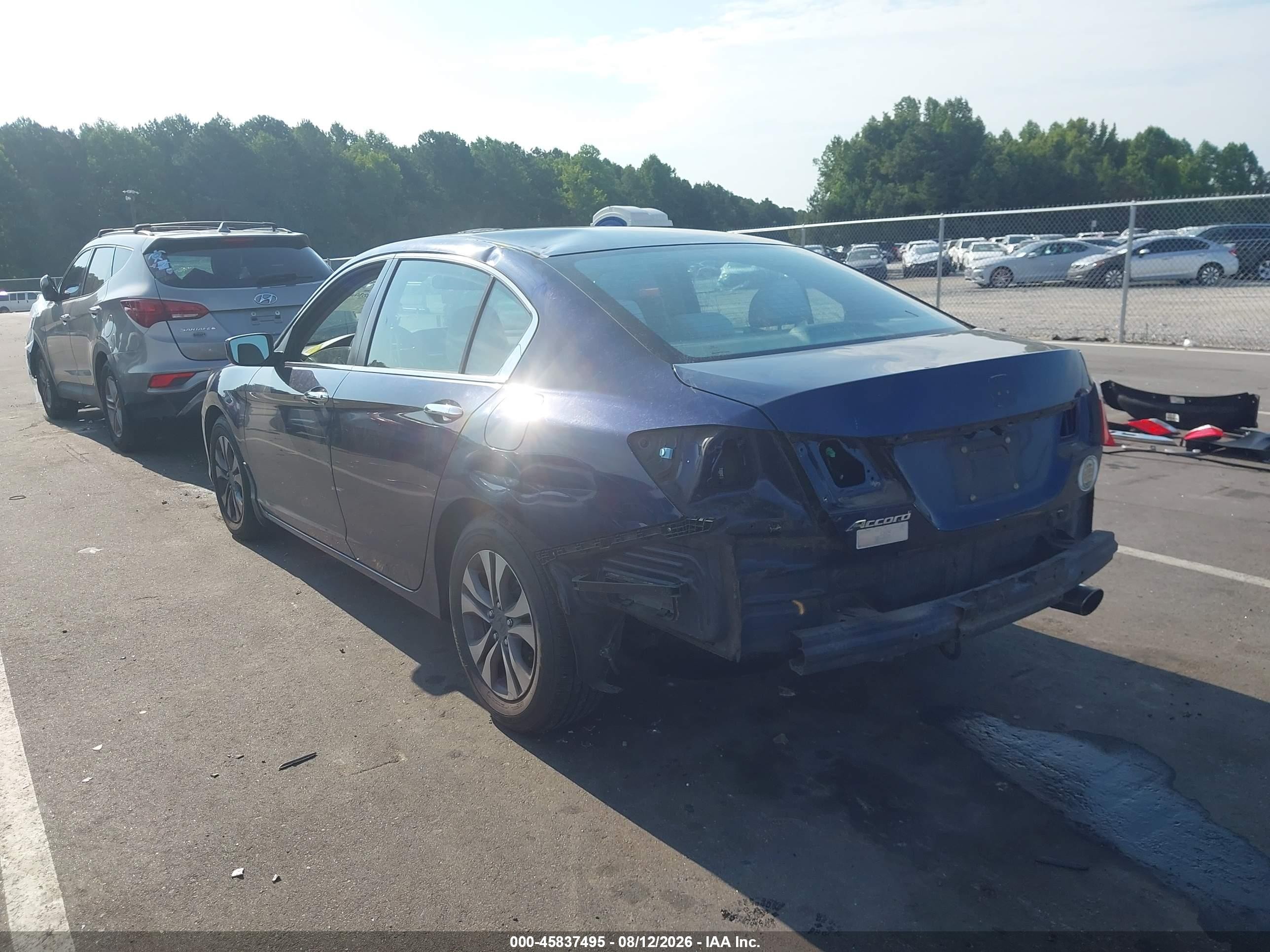 2013 Honda Accord Lx Dark Blue vin: 1HGCR2F36DA259531