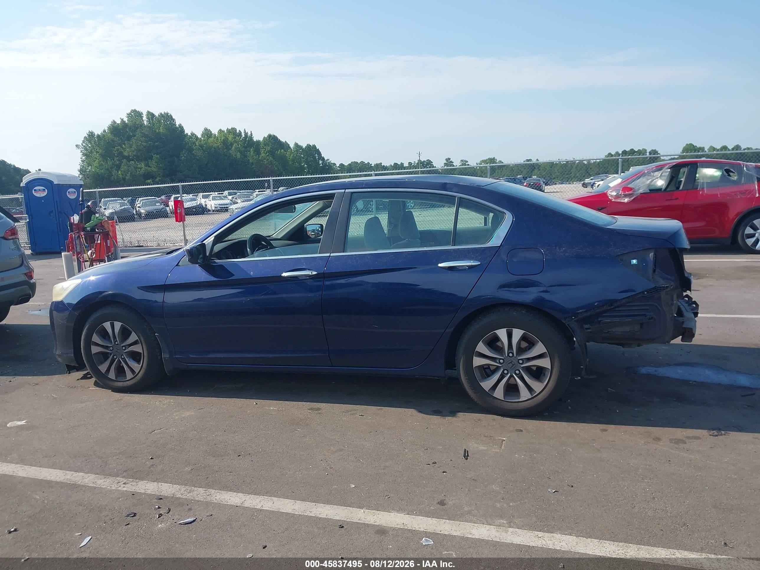 2013 Honda Accord Lx Dark Blue vin: 1HGCR2F36DA259531