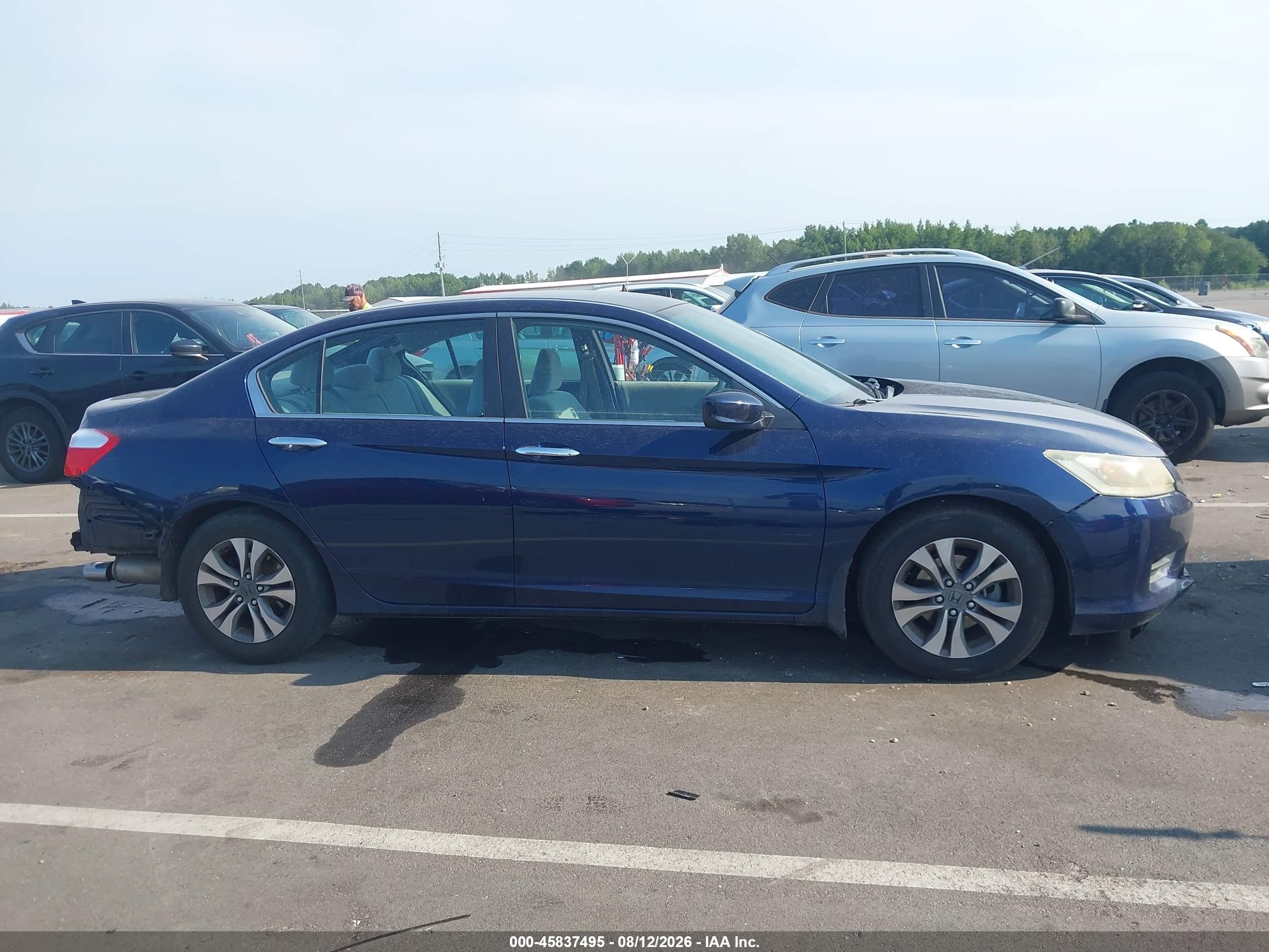 2013 Honda Accord Lx Dark Blue vin: 1HGCR2F36DA259531