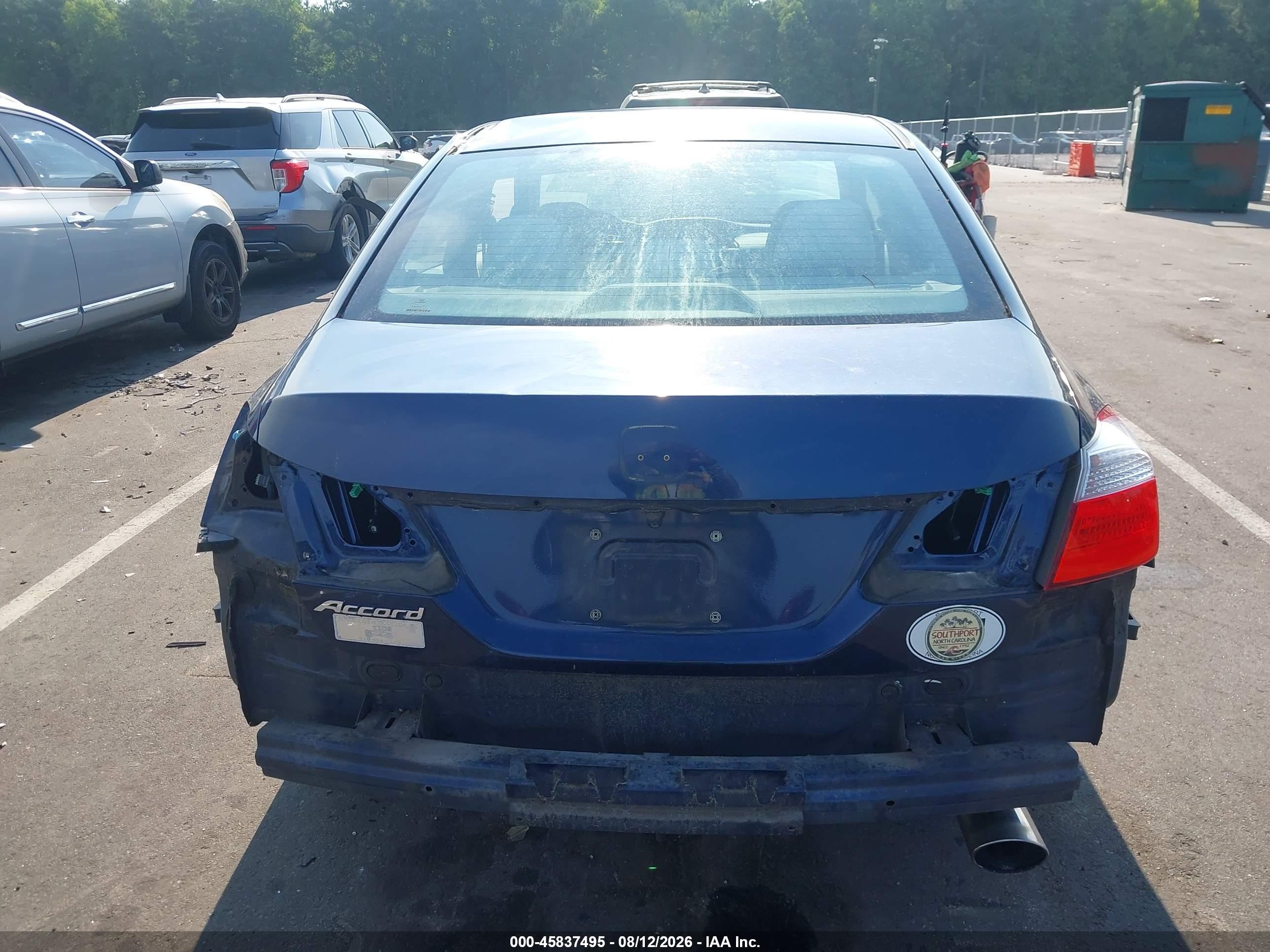 2013 Honda Accord Lx Dark Blue vin: 1HGCR2F36DA259531