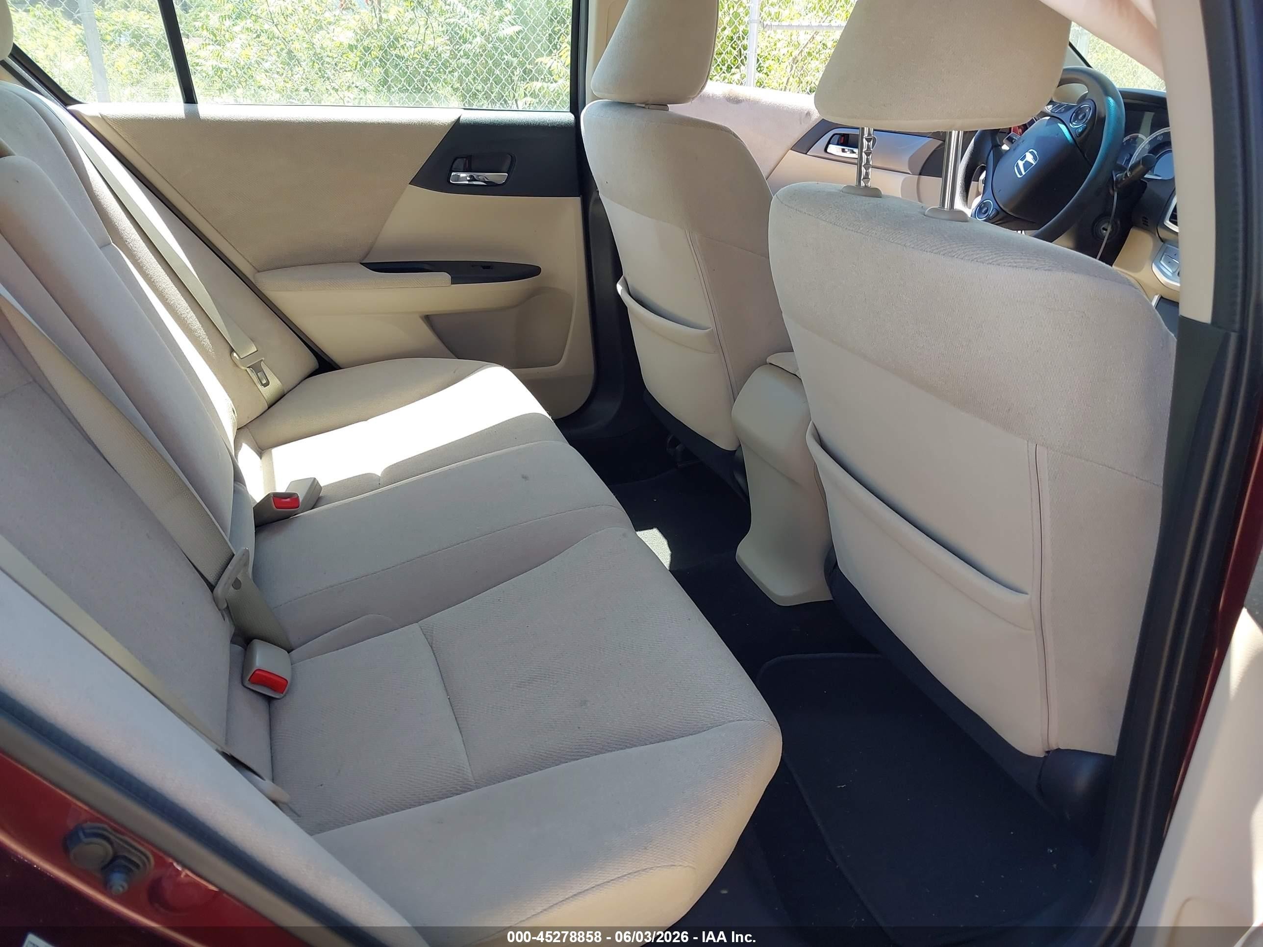 2013 Honda Accord Lx Maroon vin: 1HGCR2F36DA260405
