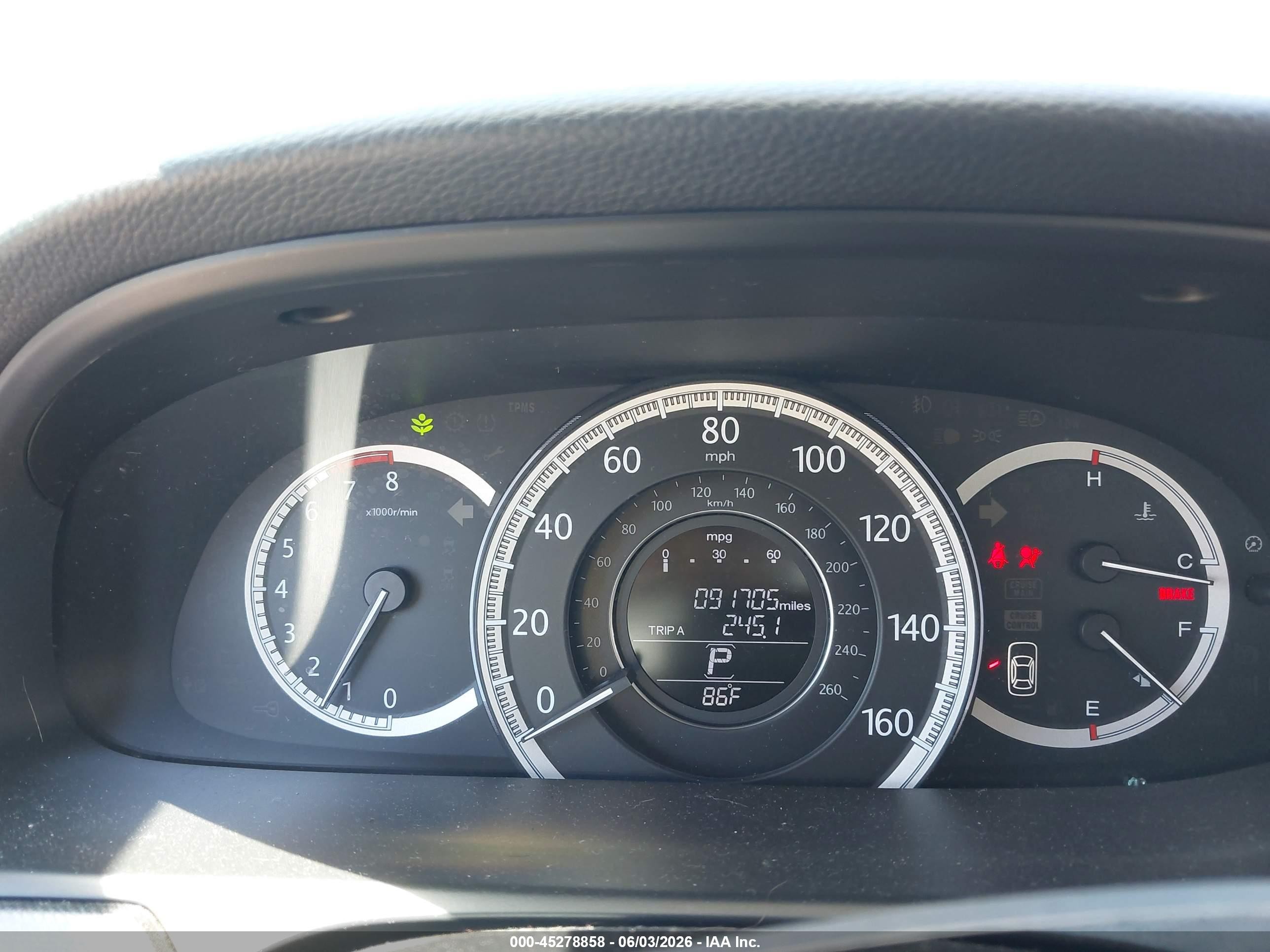 2013 Honda Accord Lx Maroon vin: 1HGCR2F36DA260405