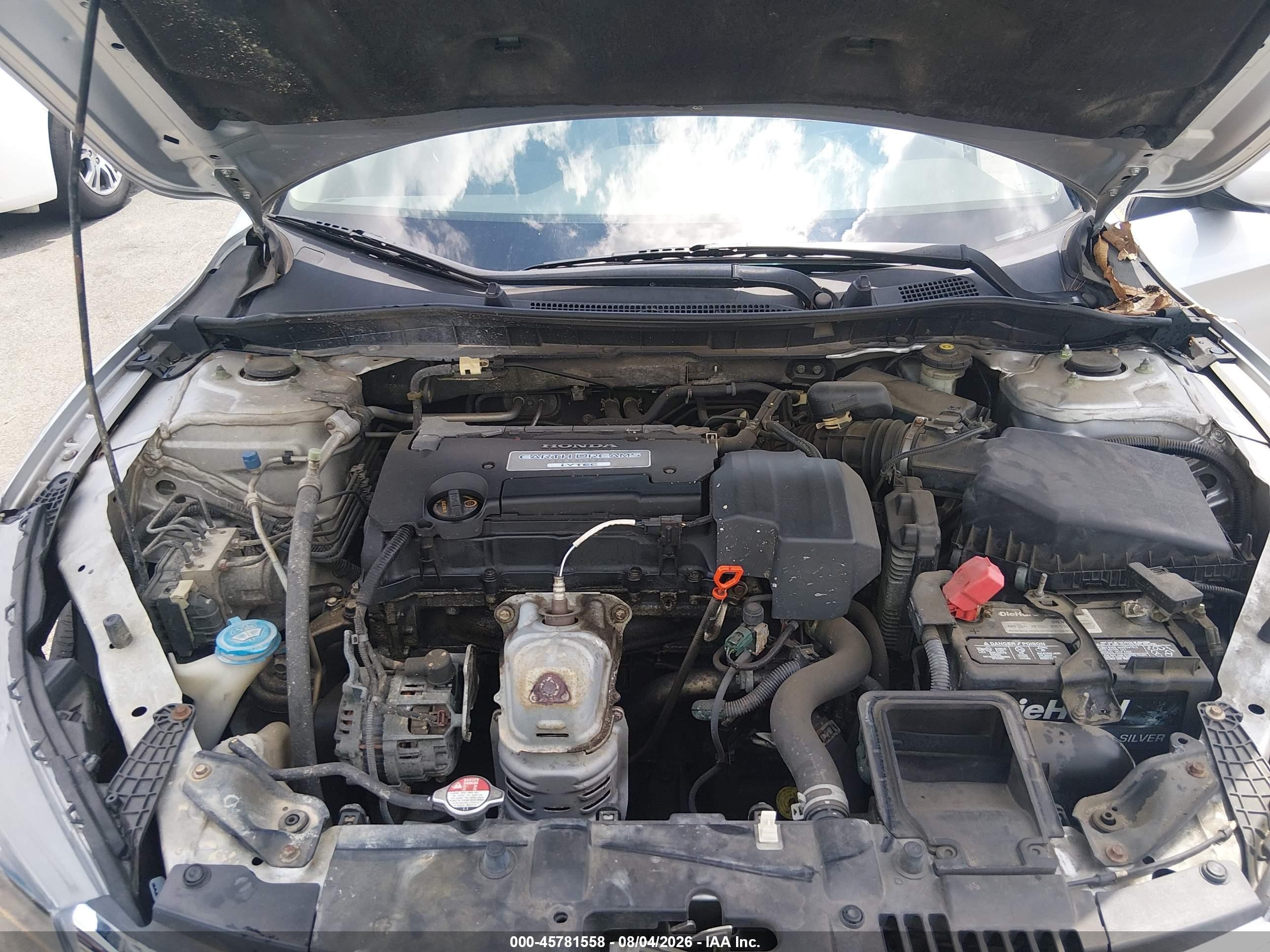 2013 Honda Accord Lx Серебряный vin: 1HGCR2F36DA263000