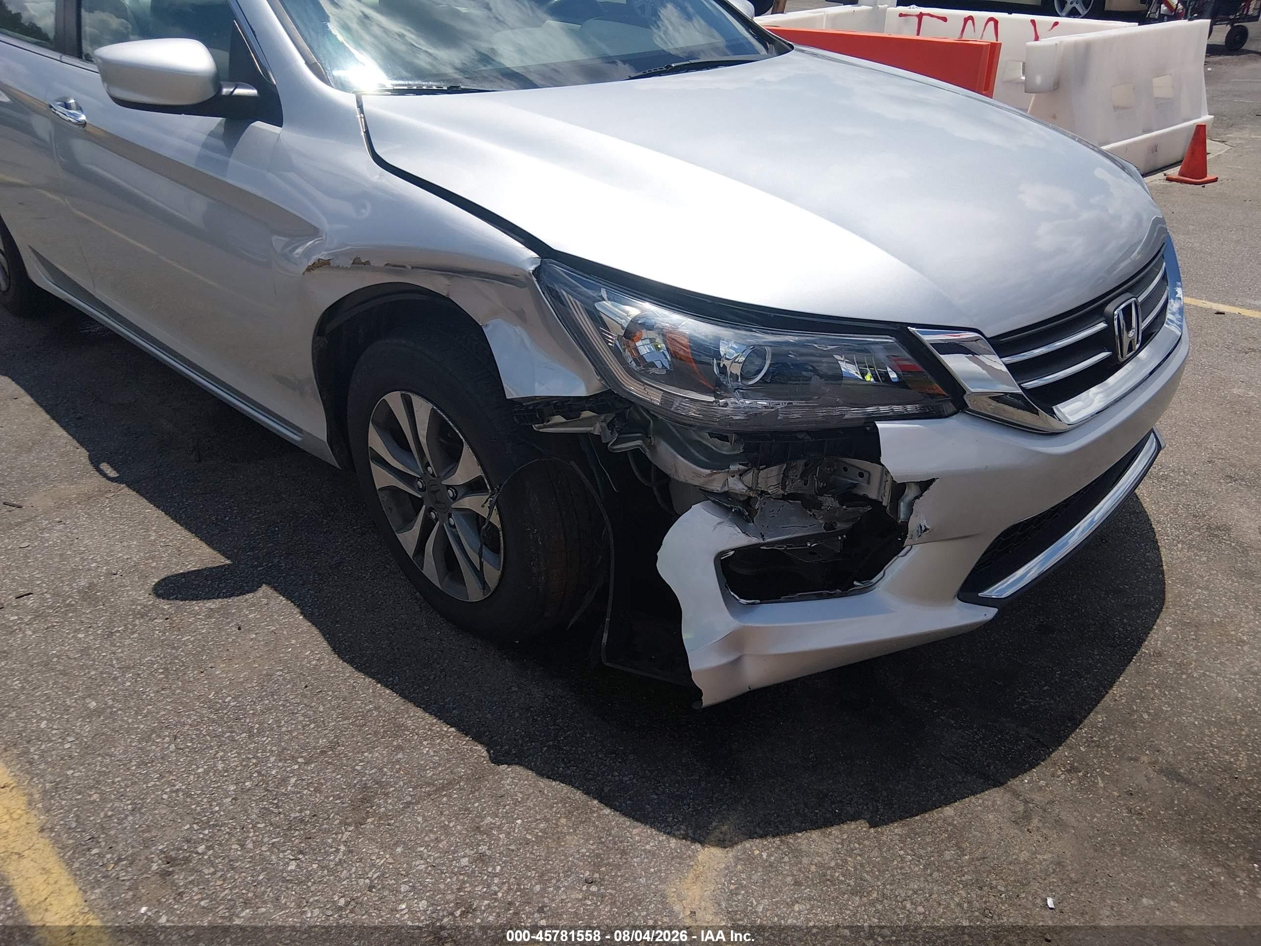 2013 Honda Accord Lx Серебряный vin: 1HGCR2F36DA263000