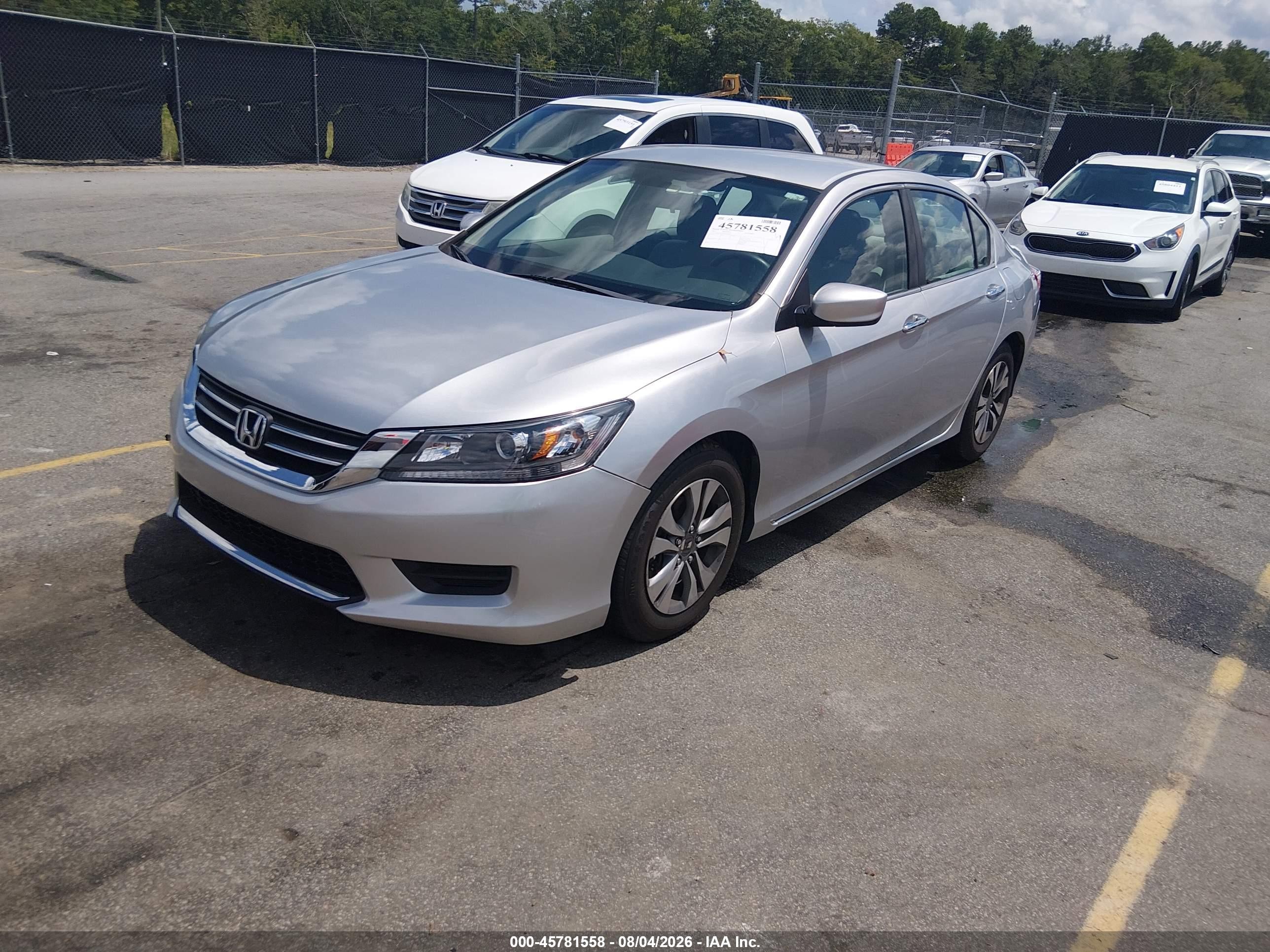 2013 Honda Accord Lx Серебряный vin: 1HGCR2F36DA263000