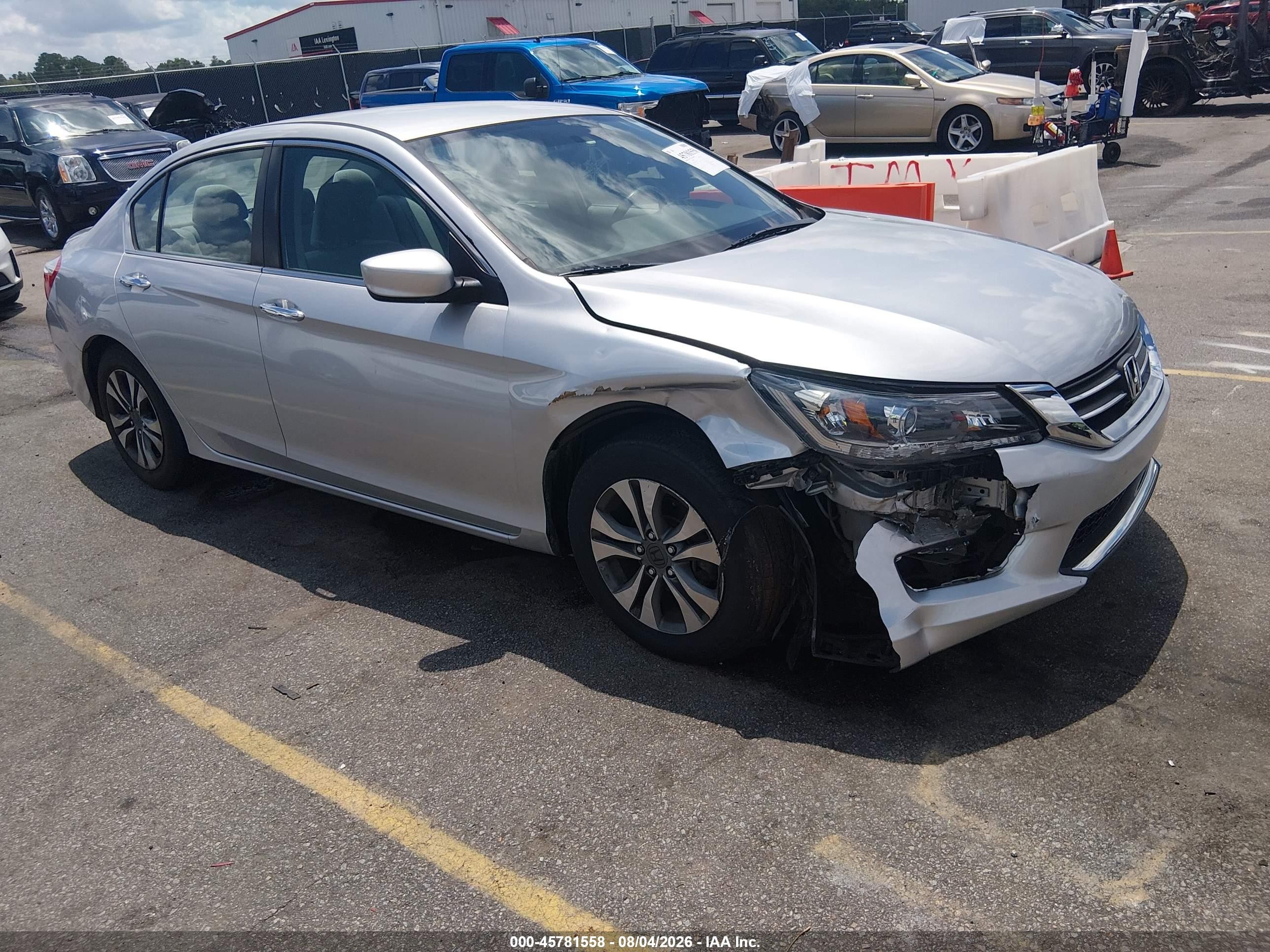 2013 Honda Accord Lx Серебряный vin: 1HGCR2F36DA263000