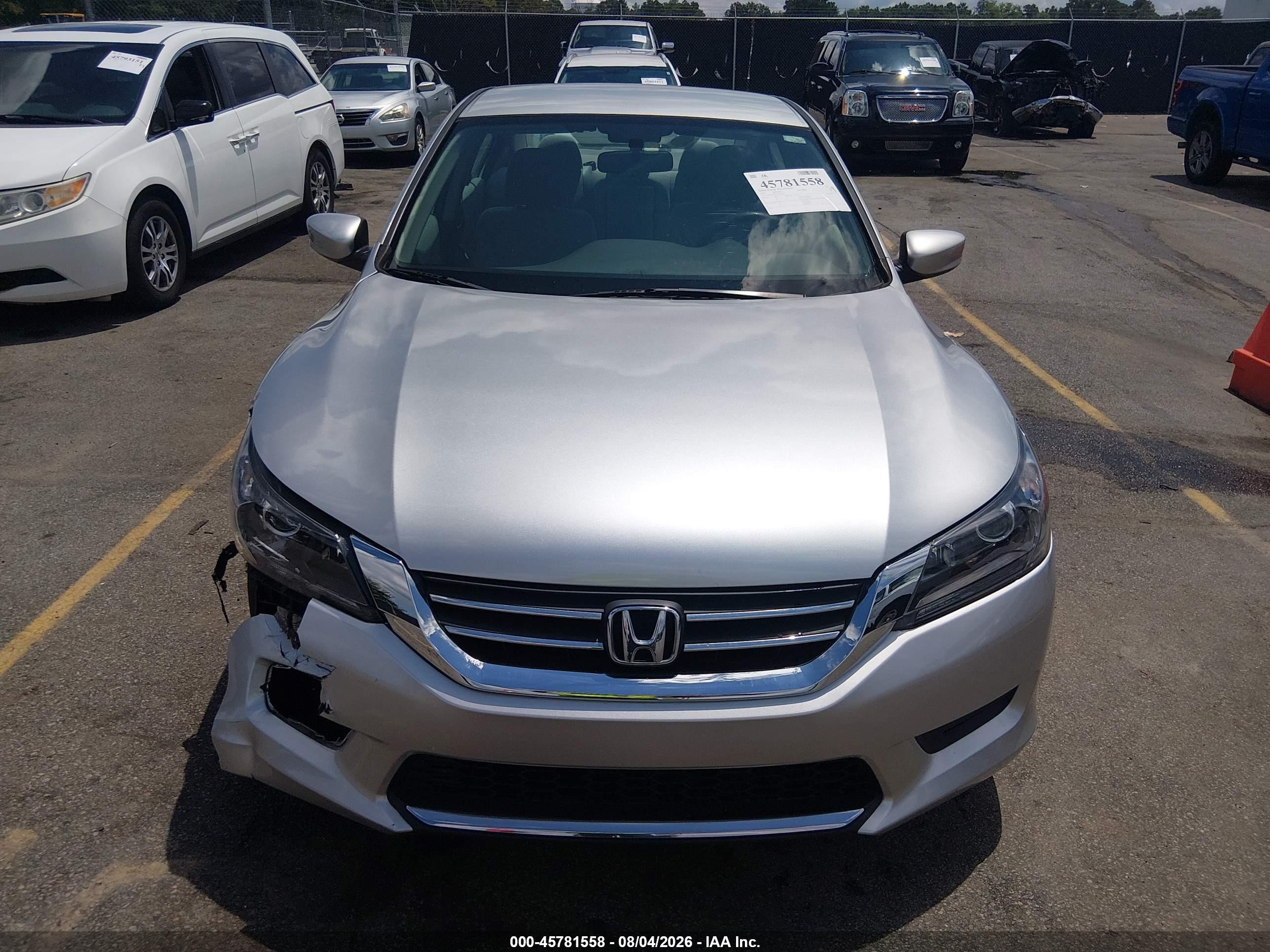 2013 Honda Accord Lx Серебряный vin: 1HGCR2F36DA263000