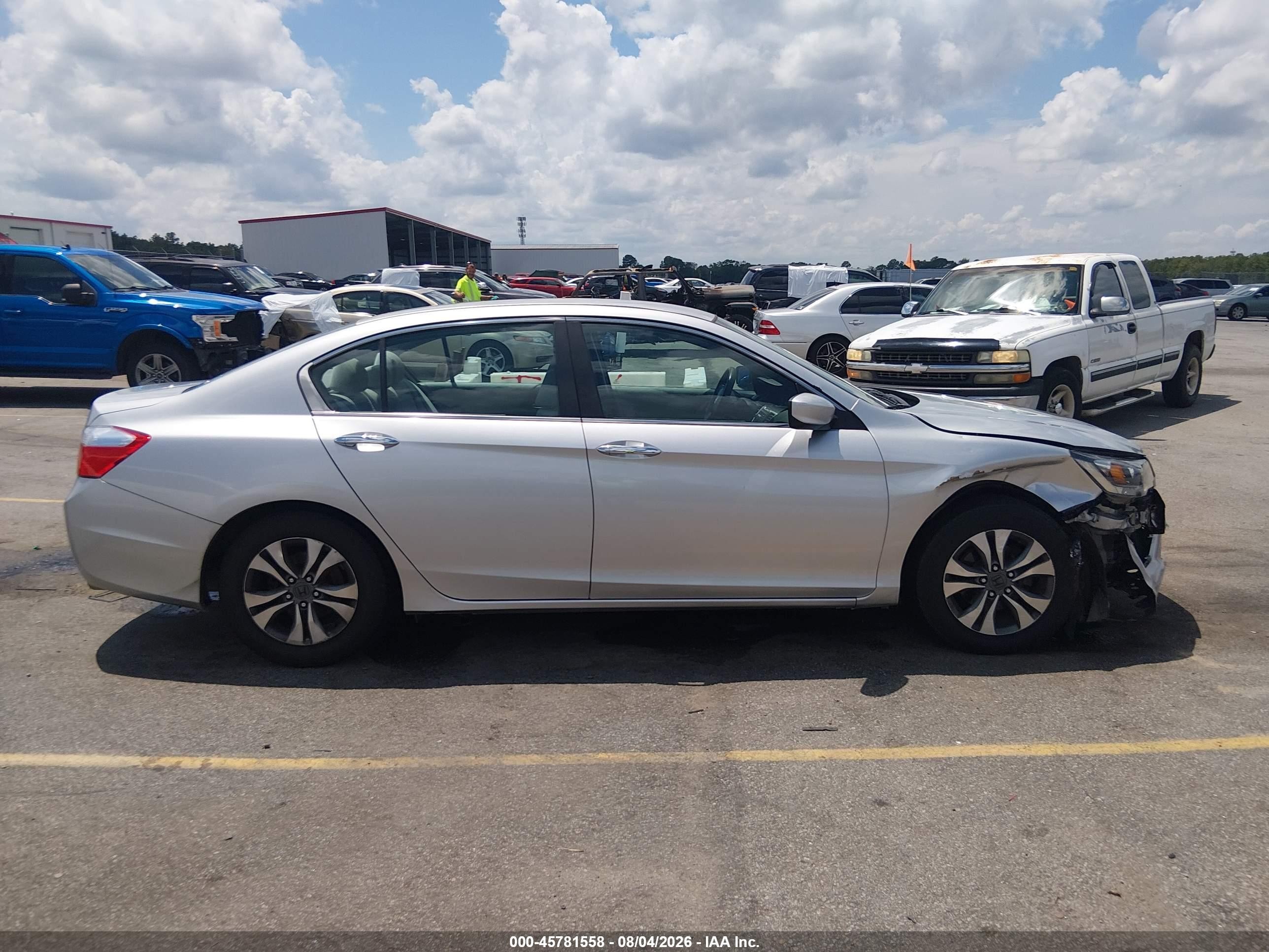 2013 Honda Accord Lx Серебряный vin: 1HGCR2F36DA263000