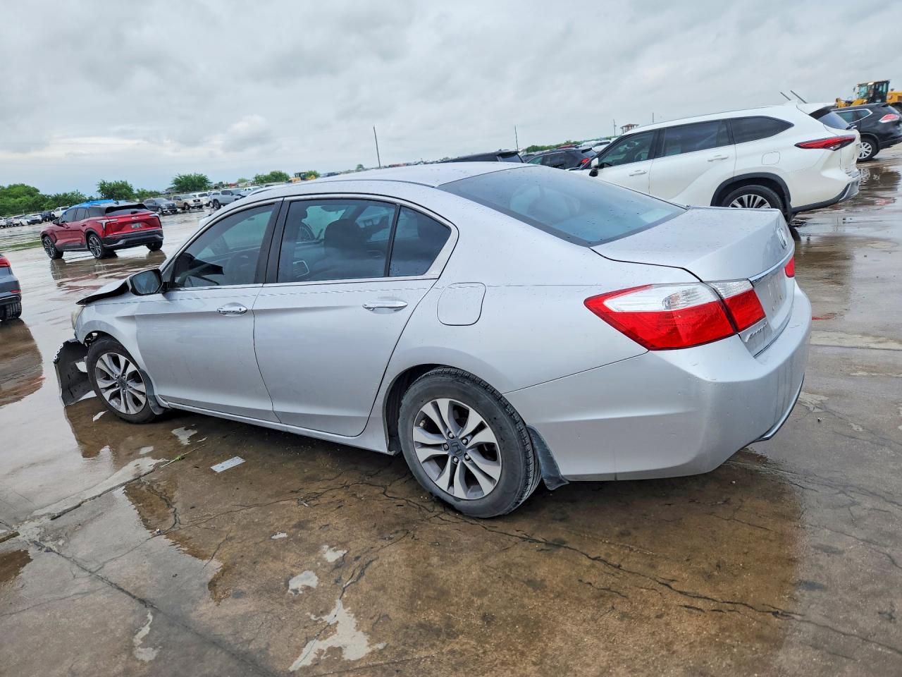 2013 Honda Accord Lx Silver vin: 1HGCR2F36DA273171