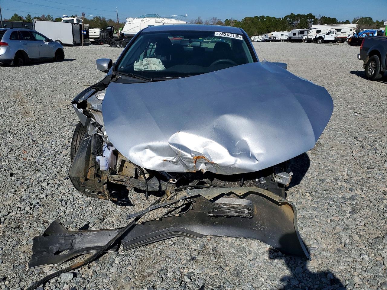 2014 Honda Accord Lx Silver vin: 1HGCR2F36EA005173