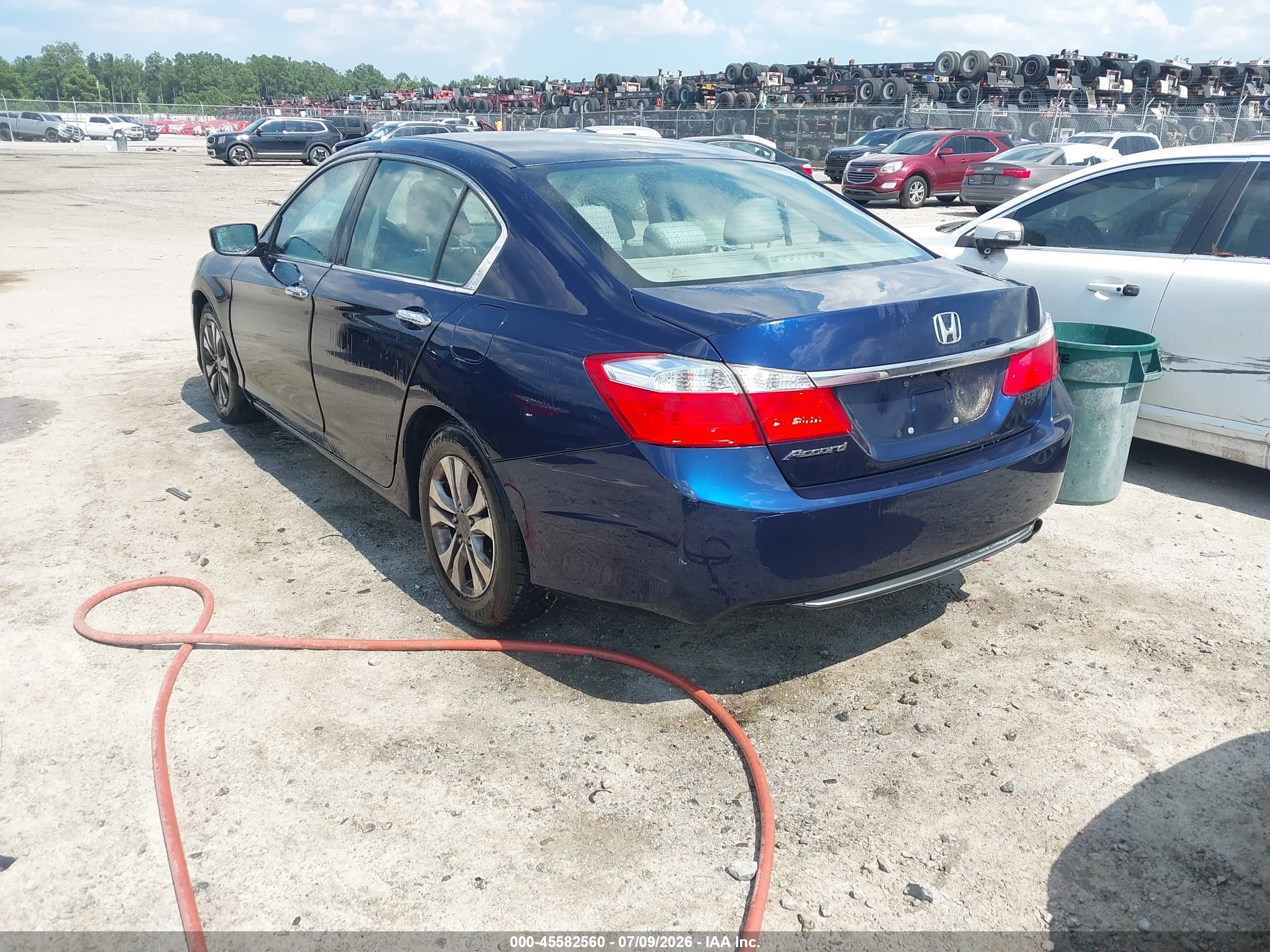 2014 Honda Accord Lx Dark Blue vin: 1HGCR2F36EA006615