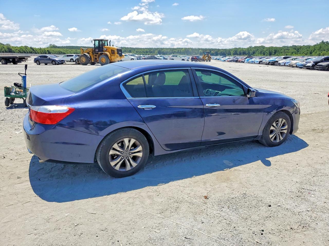 2014 Honda Accord Lx Blue vin: 1HGCR2F36EA008901