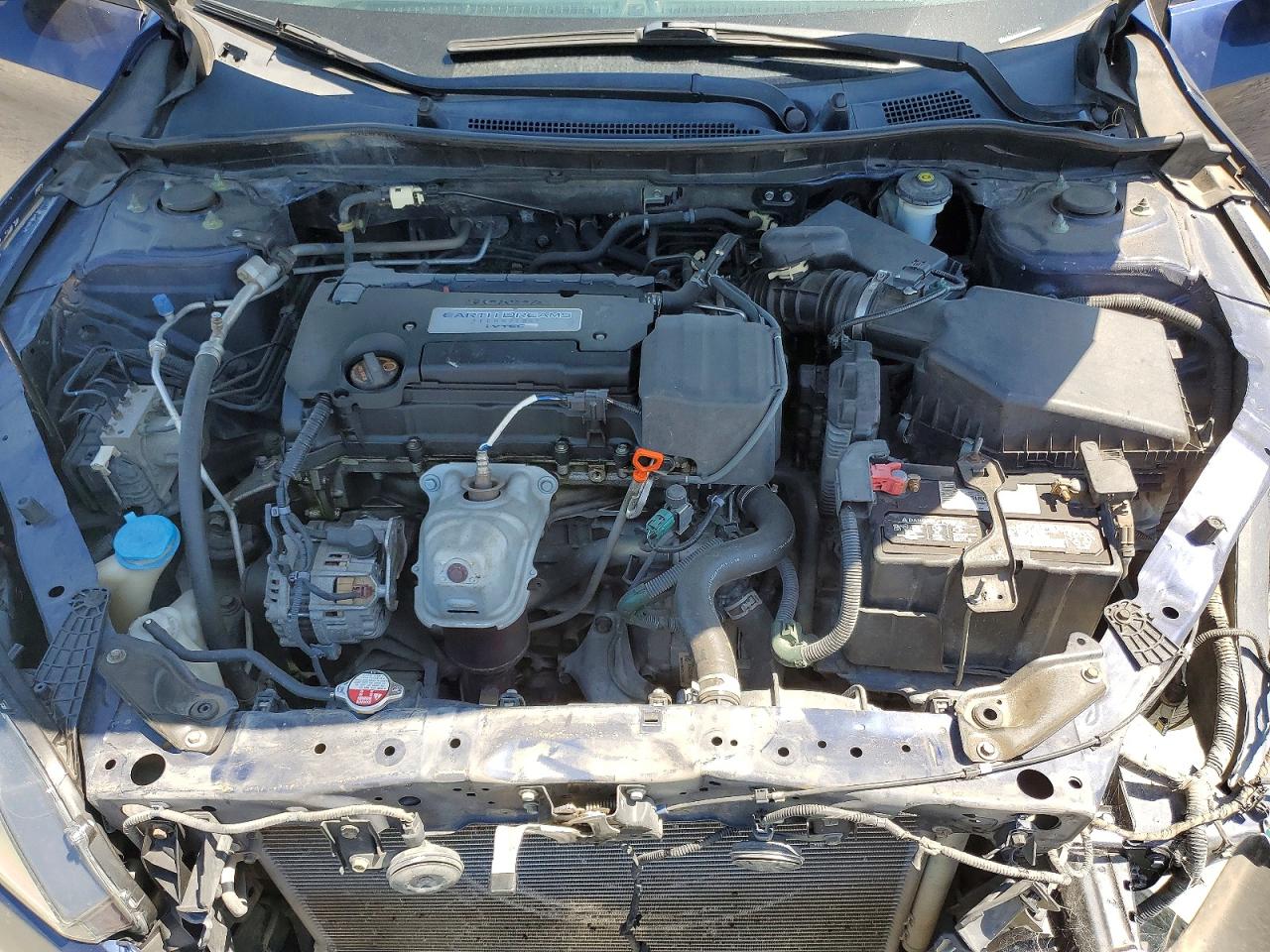 2014 Honda Accord Lx Blue vin: 1HGCR2F36EA008901