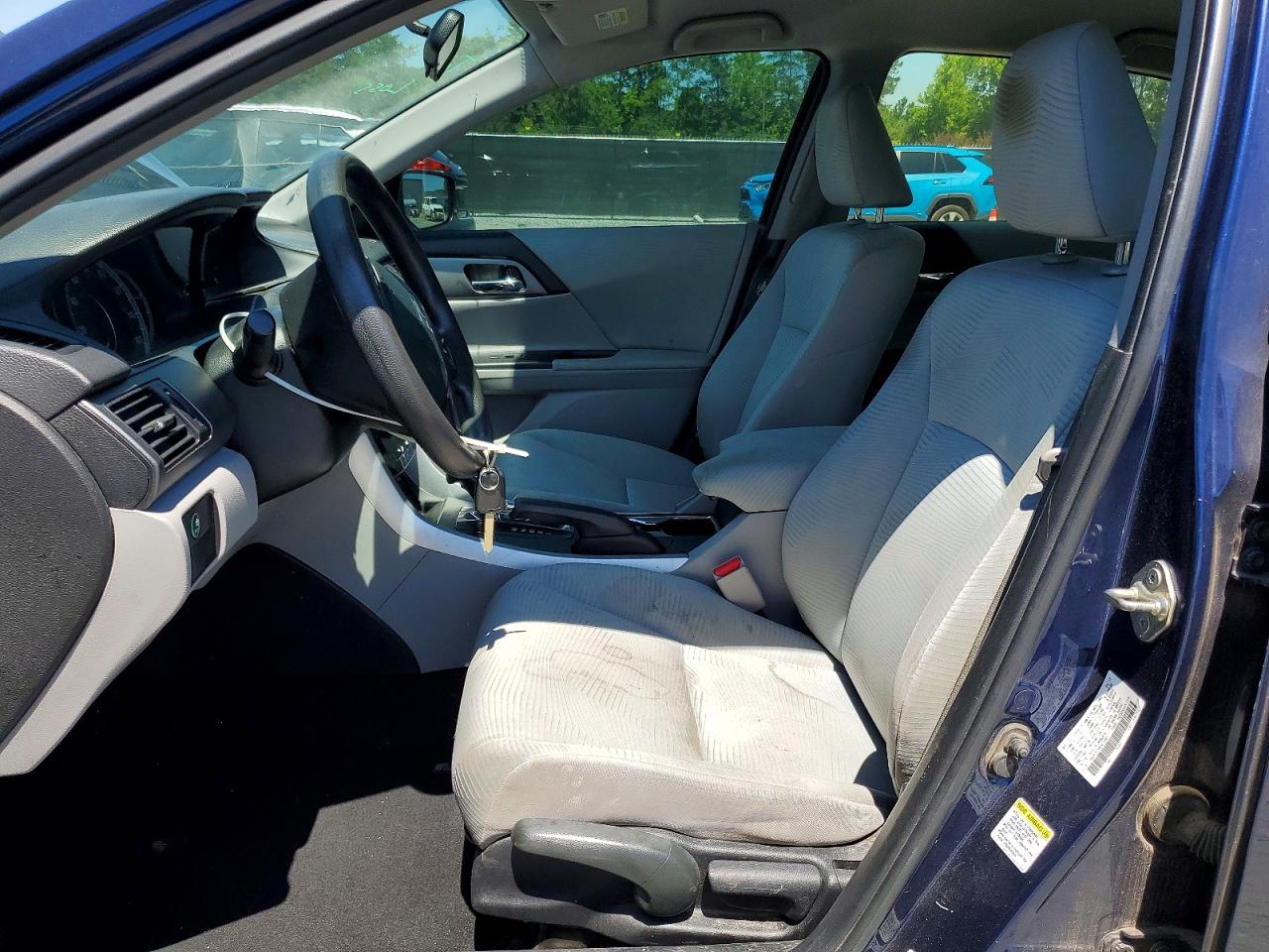2014 Honda Accord Lx Blue vin: 1HGCR2F36EA008901