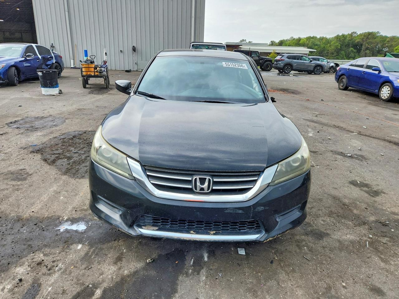 2014 Honda Accord Lx Black vin: 1HGCR2F36EA012804