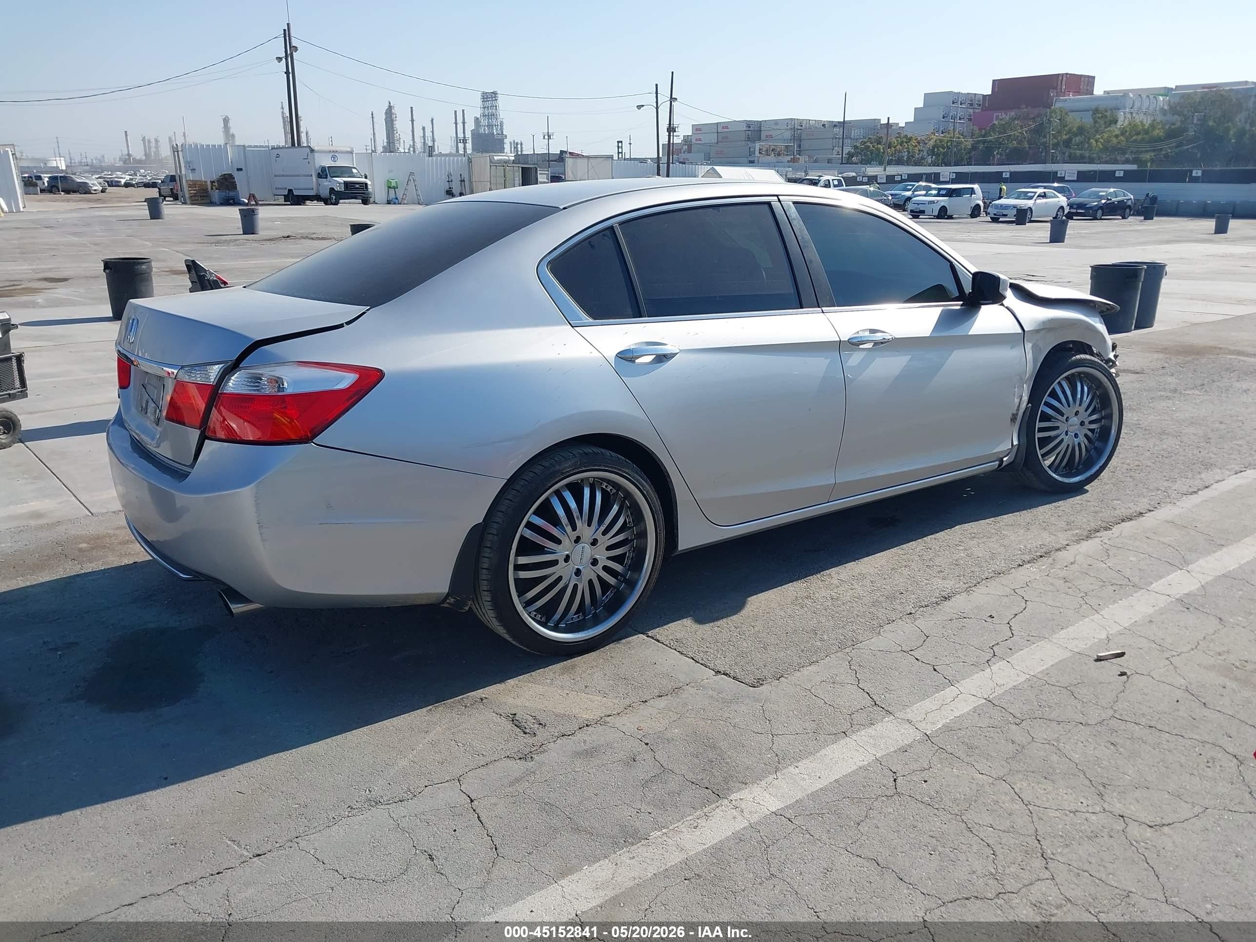 2014 Honda Accord Lx Серебряный vin: 1HGCR2F36EA026508