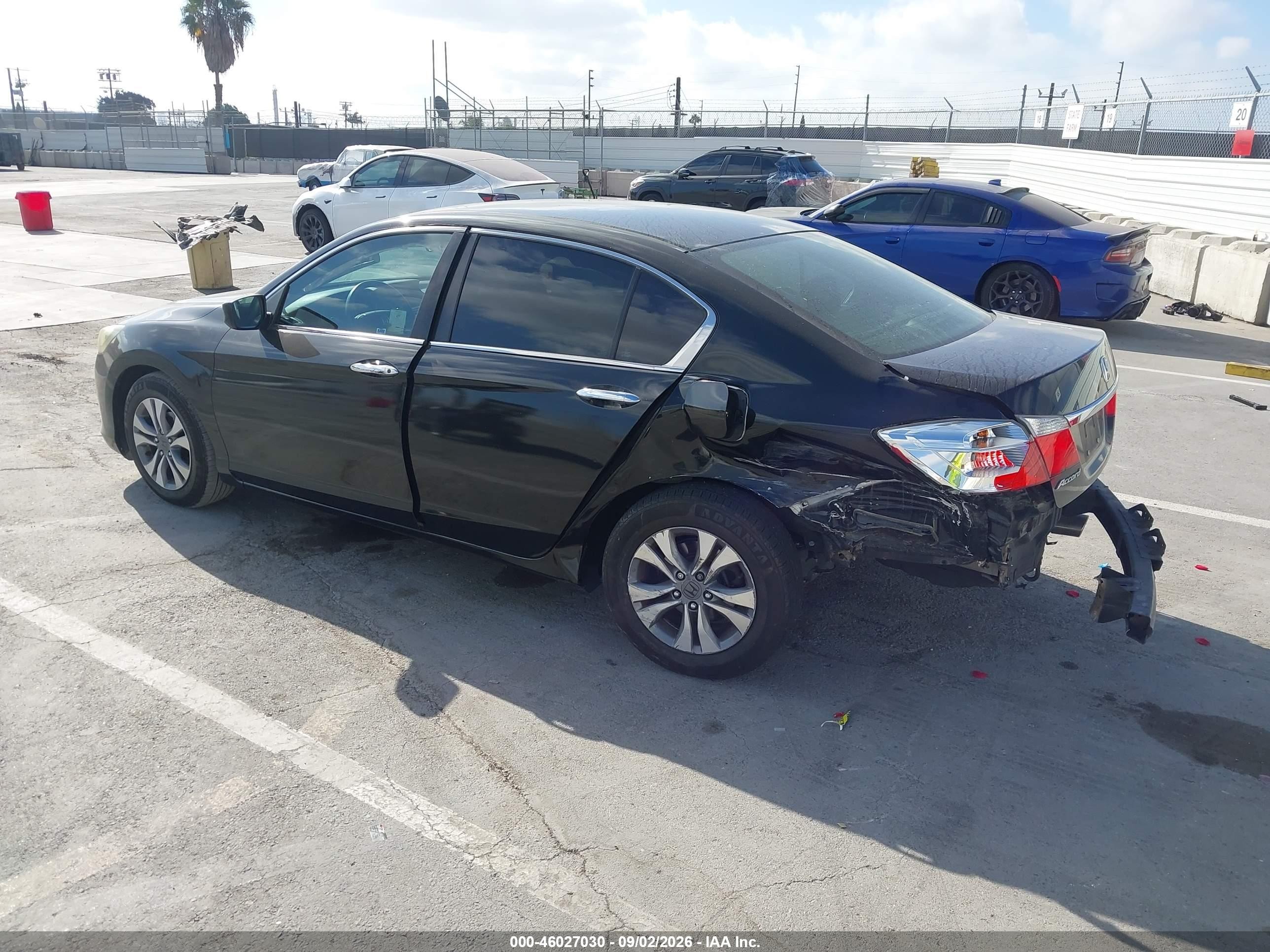 2014 Honda Accord Lx Black vin: 1HGCR2F36EA043521