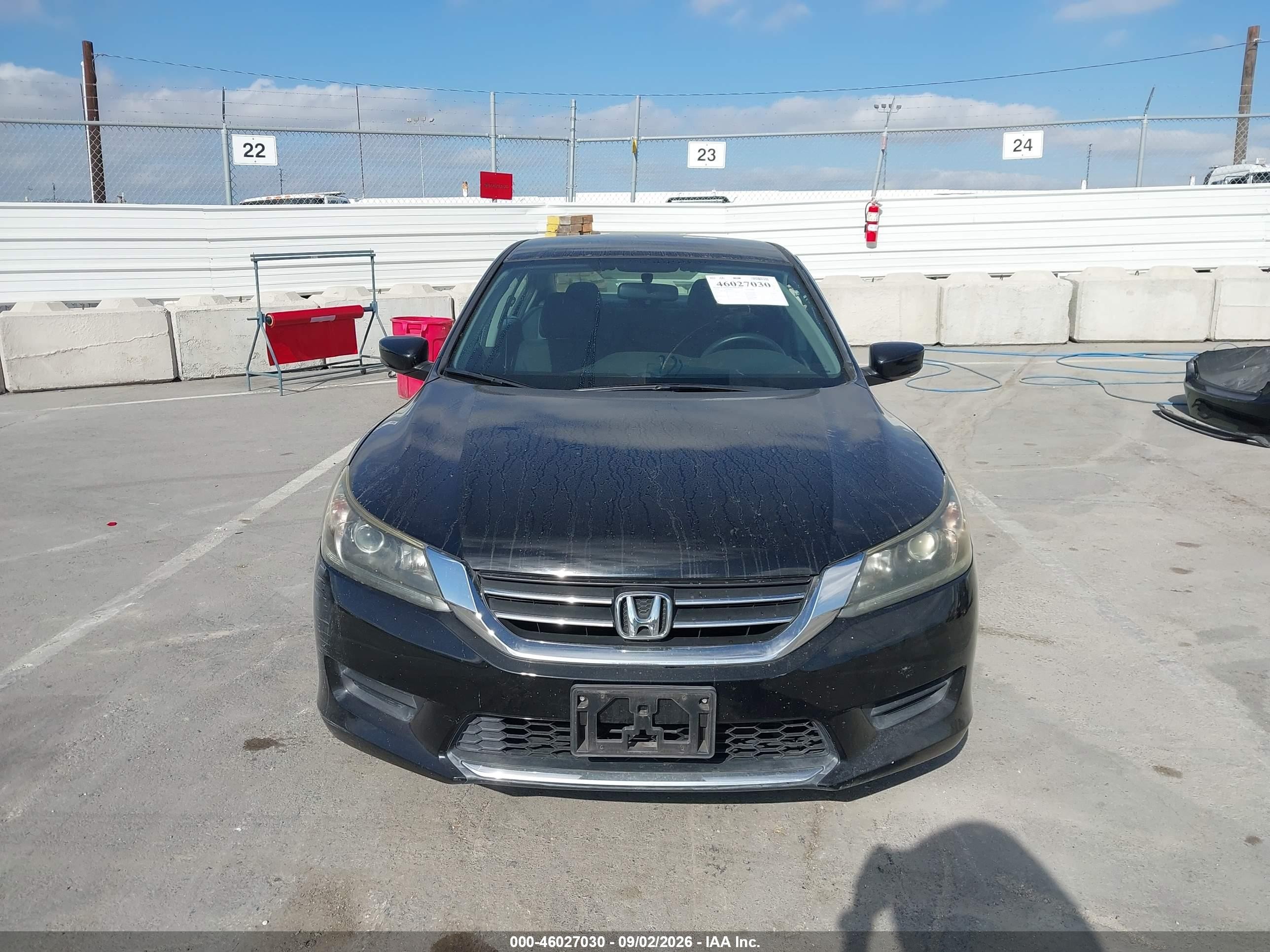2014 Honda Accord Lx Black vin: 1HGCR2F36EA043521