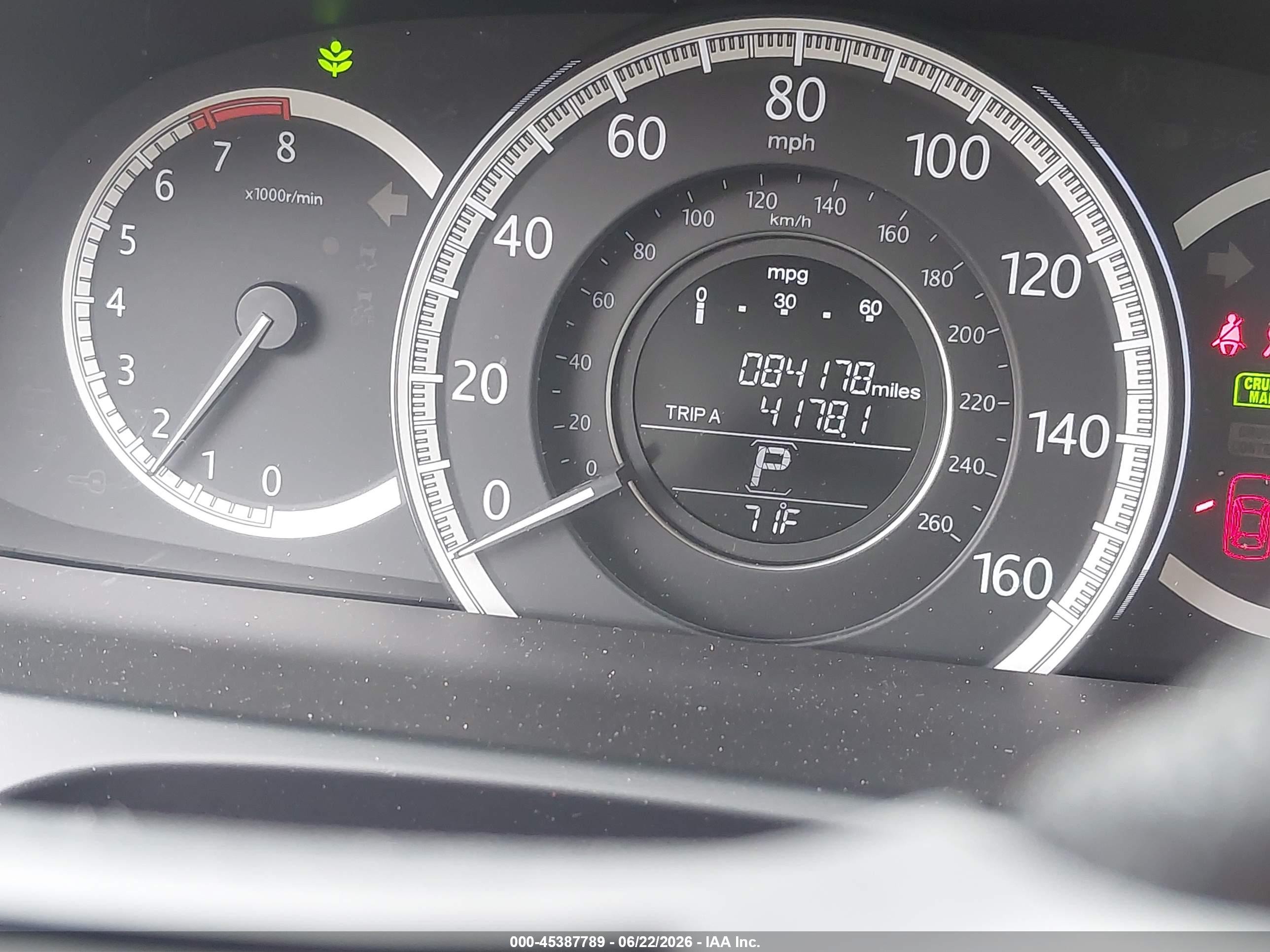 2014 Honda Accord Lx Gray vin: 1HGCR2F36EA049092