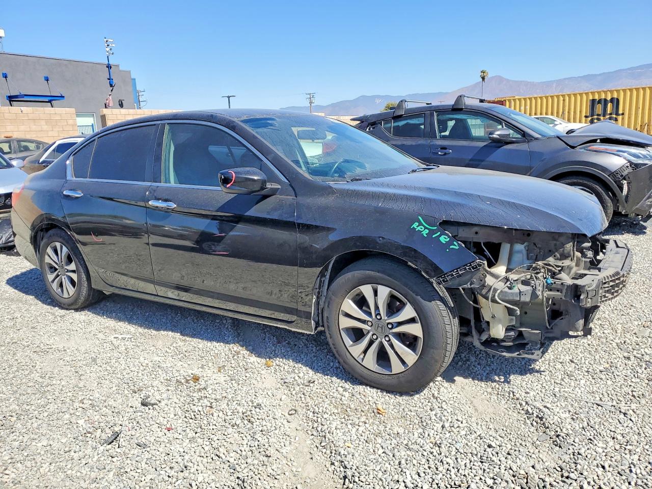 2014 Honda Accord Lx Black vin: 1HGCR2F36EA093447