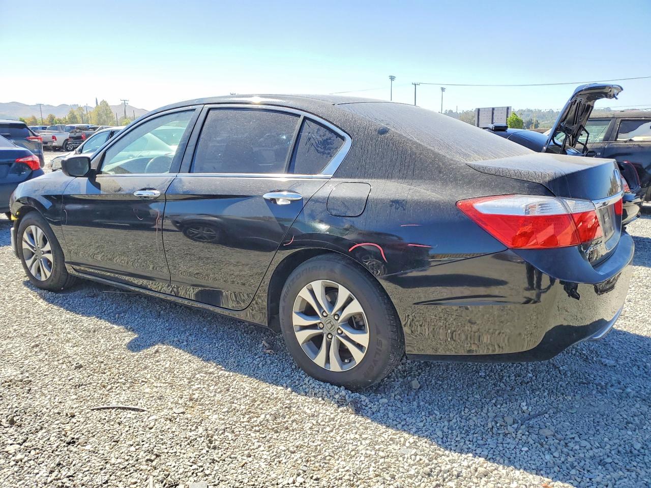 2014 Honda Accord Lx Black vin: 1HGCR2F36EA093447