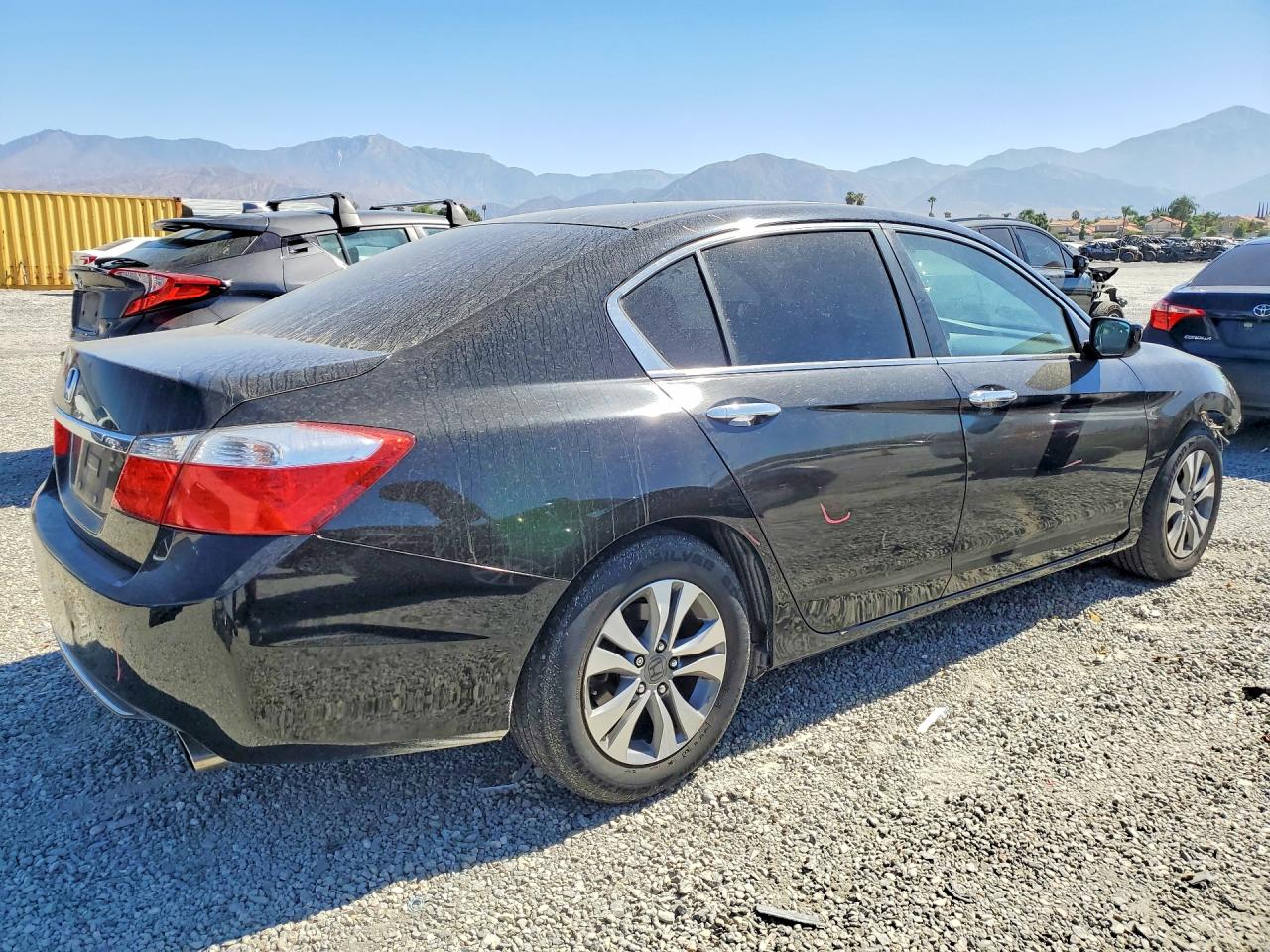 2014 Honda Accord Lx Black vin: 1HGCR2F36EA093447