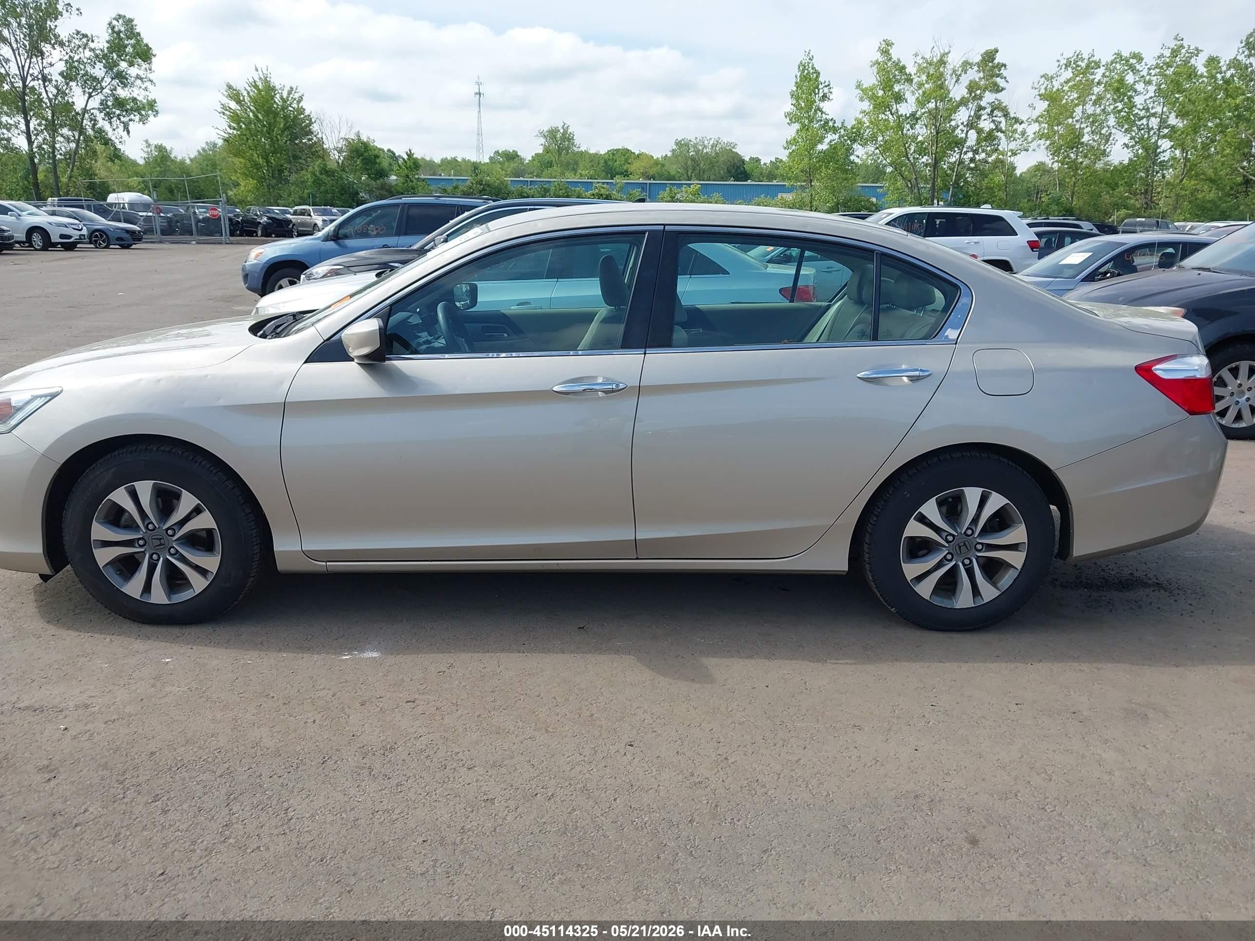 2014 Honda Accord Lx Золотой vin: 1HGCR2F36EA096817