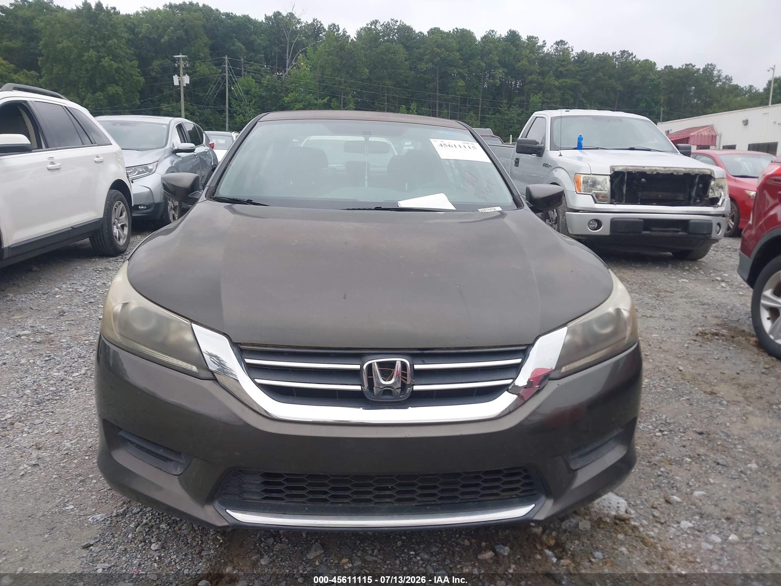 2014 Honda Accord Lx Black vin: 1HGCR2F36EA099829