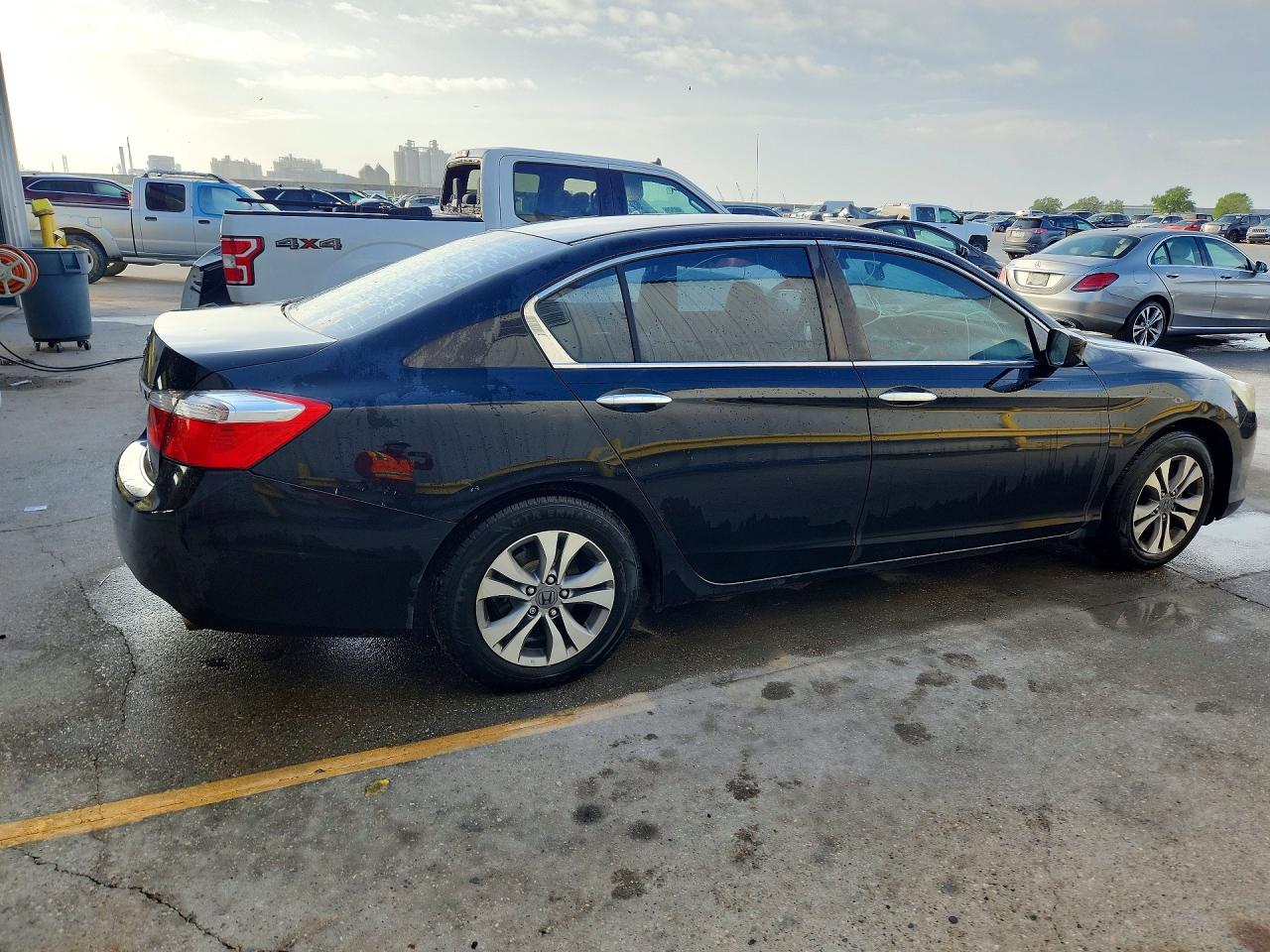 2014 Honda Accord Lx Black vin: 1HGCR2F36EA100641