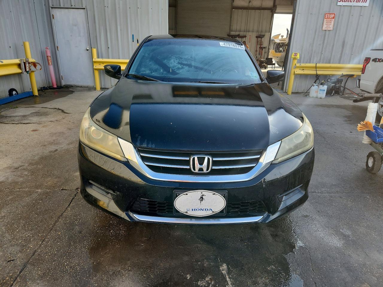 2014 Honda Accord Lx Black vin: 1HGCR2F36EA100641