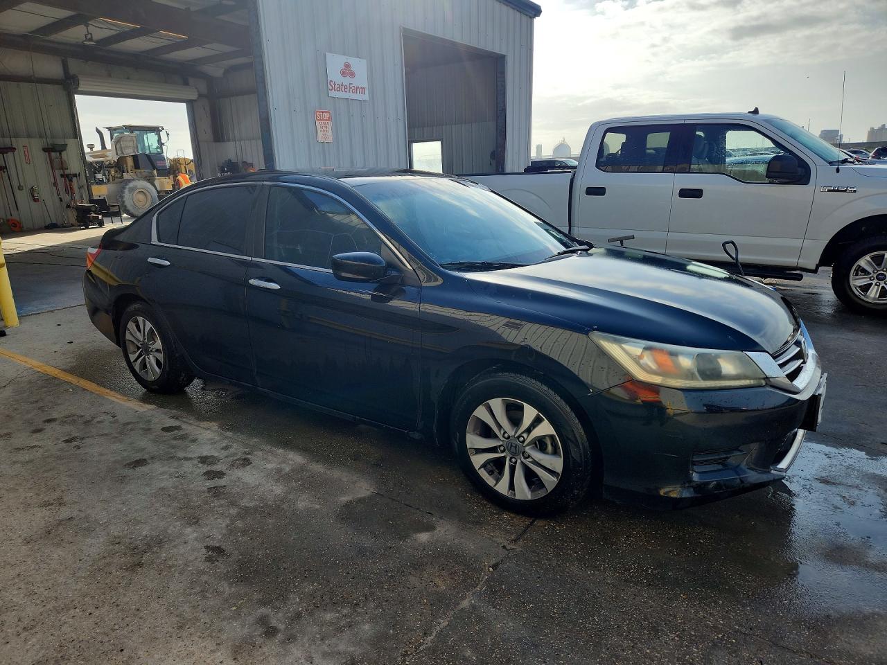 2014 Honda Accord Lx Black vin: 1HGCR2F36EA100641