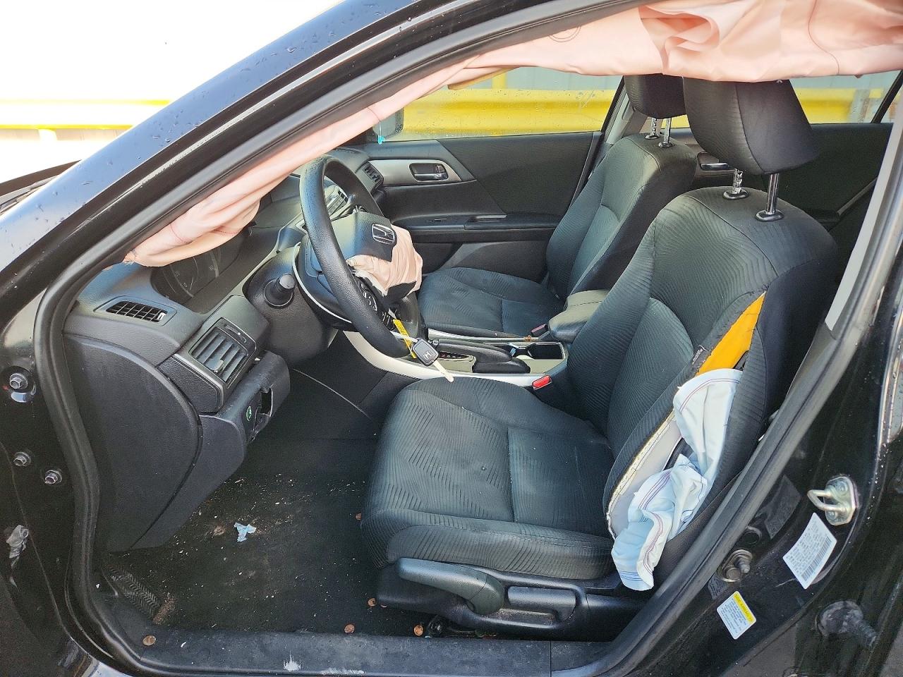 2014 Honda Accord Lx Black vin: 1HGCR2F36EA100641