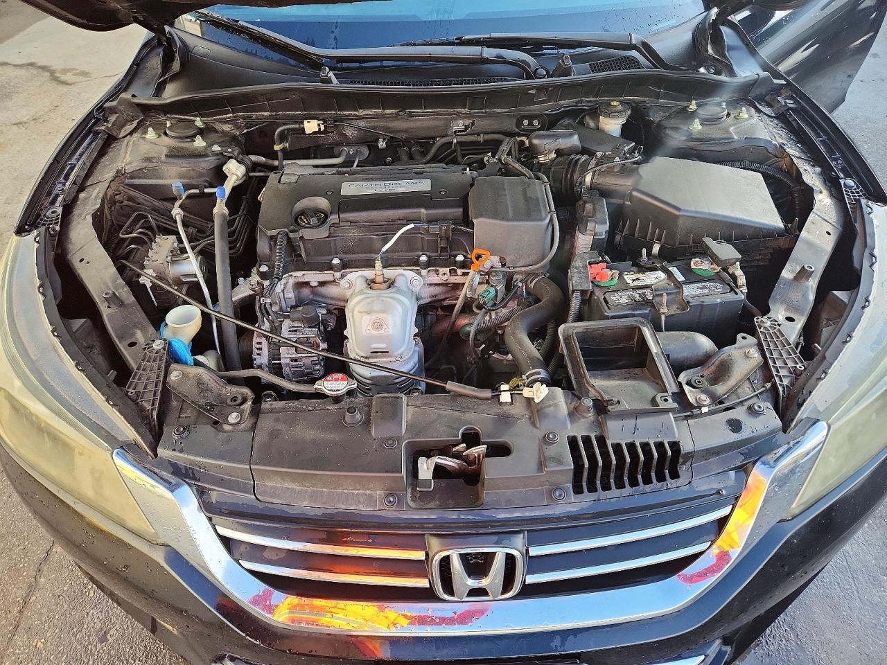 2014 Honda Accord Lx Black vin: 1HGCR2F36EA100641
