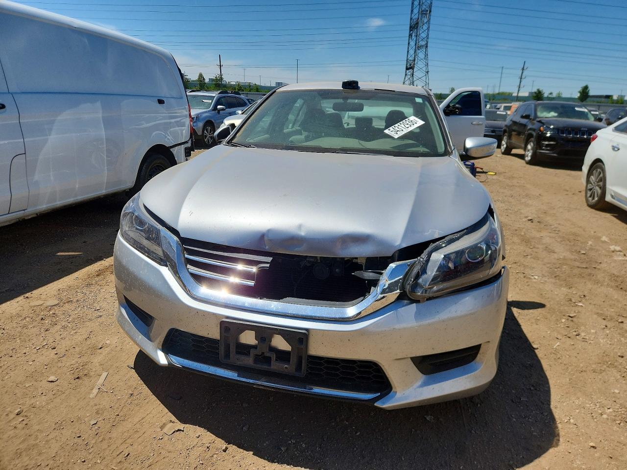 2014 Honda Accord Lx Серебряный vin: 1HGCR2F36EA103183