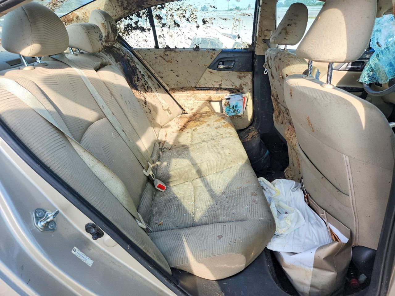 2014 Honda Accord Lx Tan vin: 1HGCR2F36EA112014