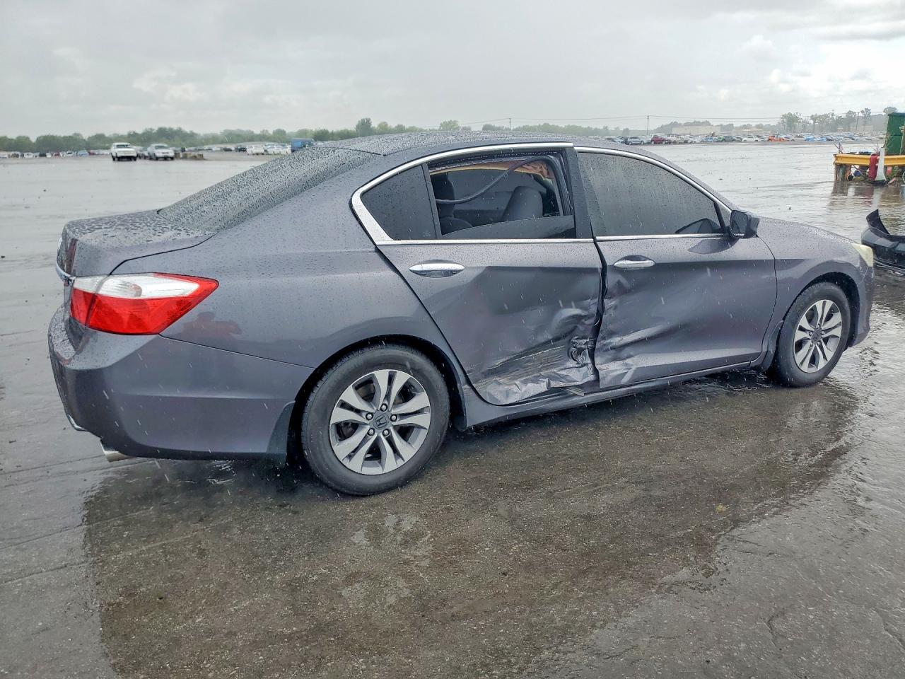 2014 Honda Accord Lx Серый vin: 1HGCR2F36EA119786